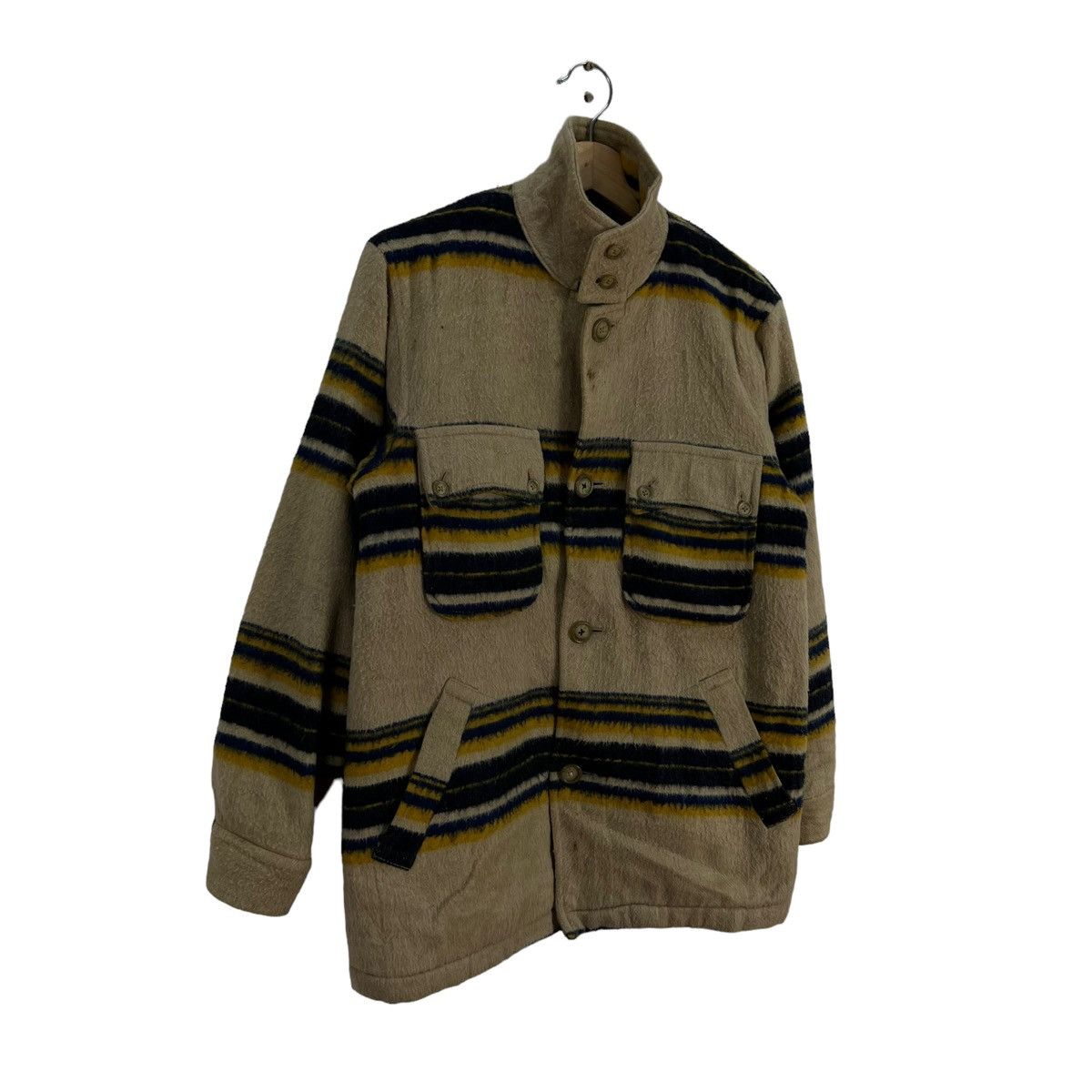 Japanese Brand VINTAGE WOOL JACKET MICLAND JAPAN KAPITAL DESIGN NAVAJO Size US M / EU 48-50 / 2 - 2 Thumbnail