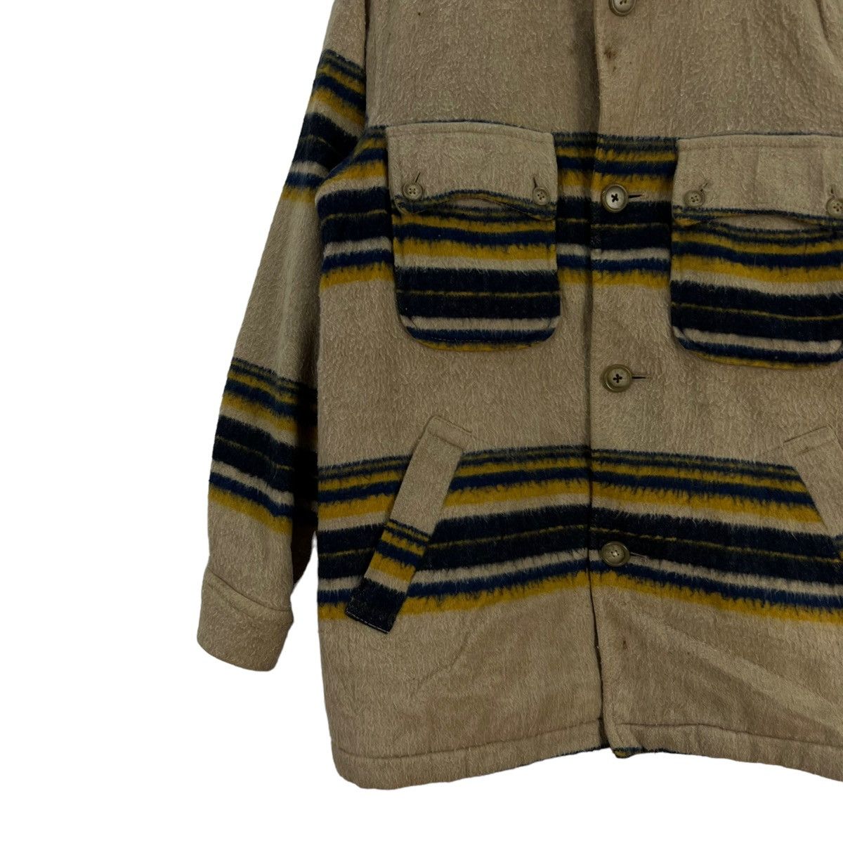 Japanese Brand VINTAGE WOOL JACKET MICLAND JAPAN KAPITAL DESIGN NAVAJO Size US M / EU 48-50 / 2 - 6 Thumbnail