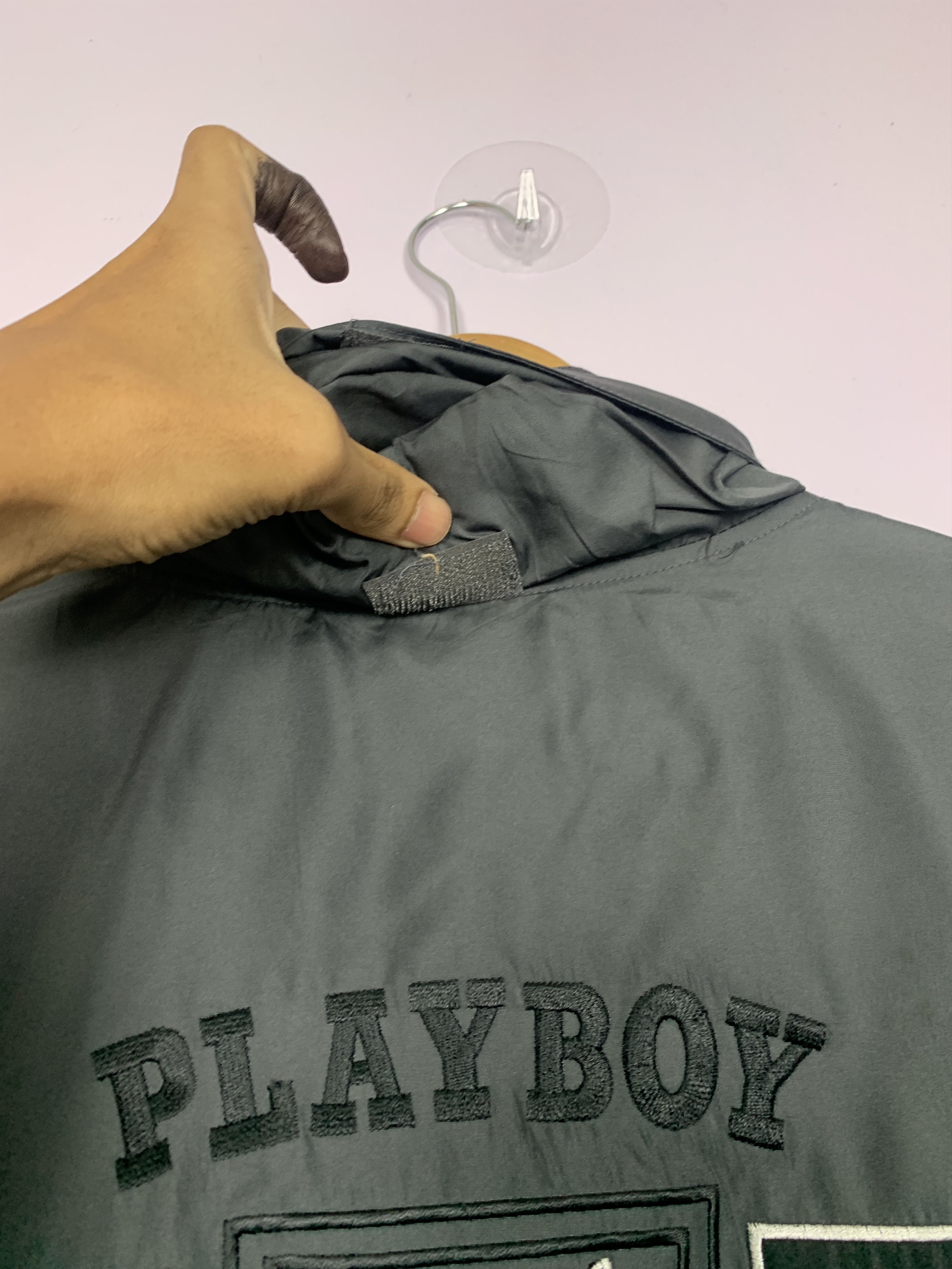 Playboy Vintage PLAYBOY Windbreaker Big Logo Jacket J0743 Size US L / EU 52-54 / 3 - 18 Thumbnail