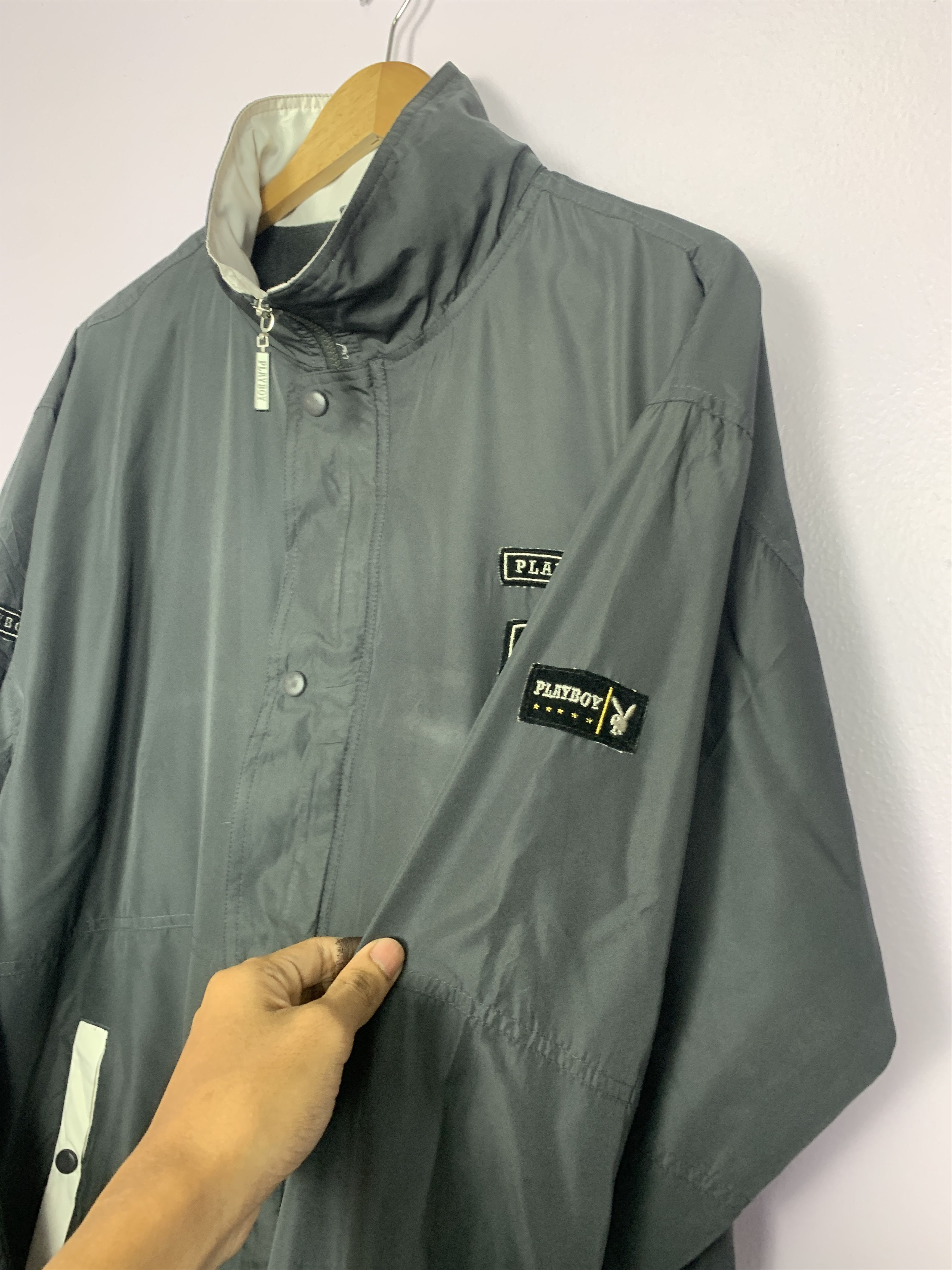 Playboy Vintage PLAYBOY Windbreaker Big Logo Jacket J0743 Size US L / EU 52-54 / 3 - 7 Thumbnail