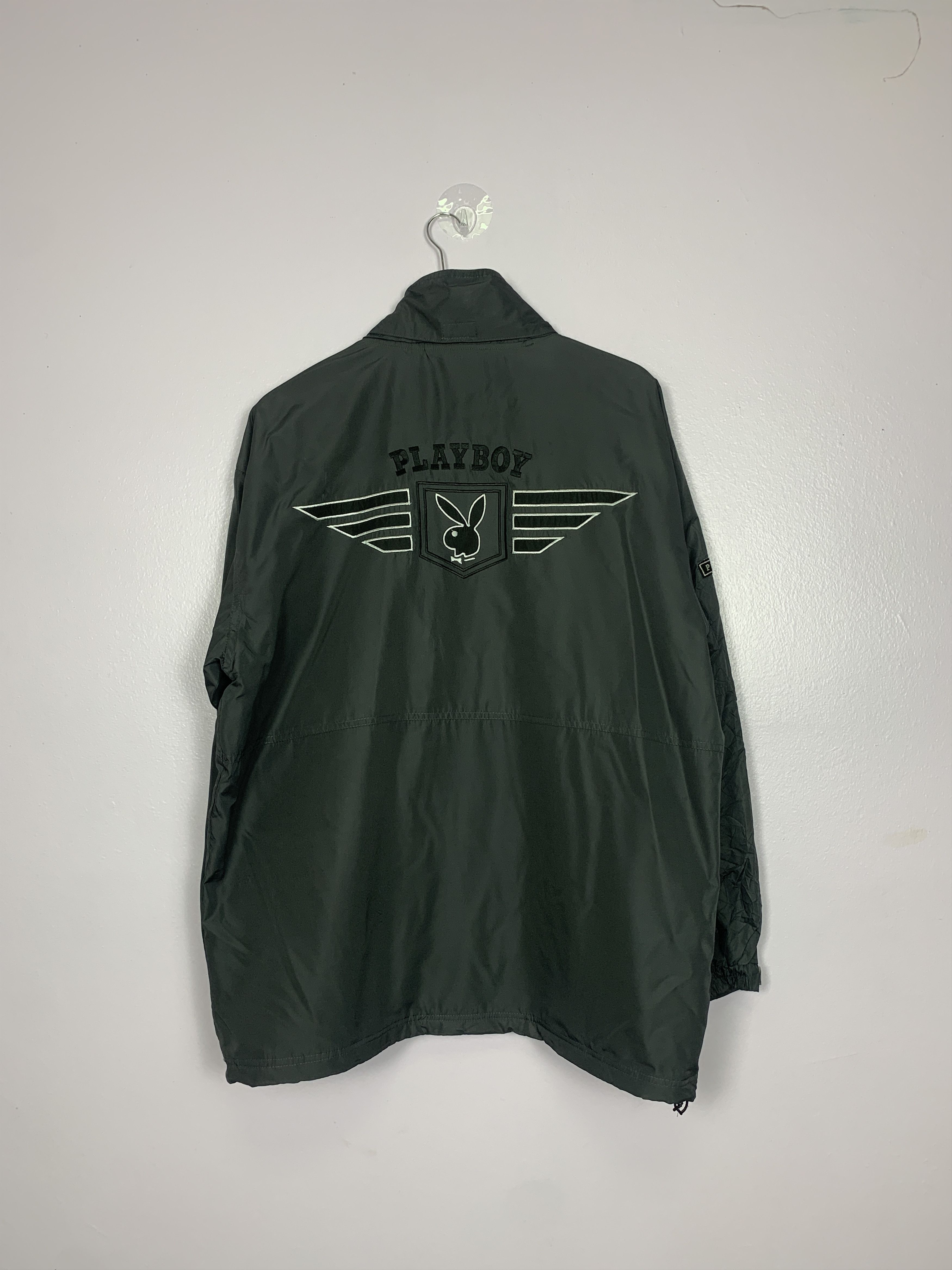 Playboy Vintage PLAYBOY Windbreaker Big Logo Jacket J0743 Size US L / EU 52-54 / 3 - 16 Thumbnail