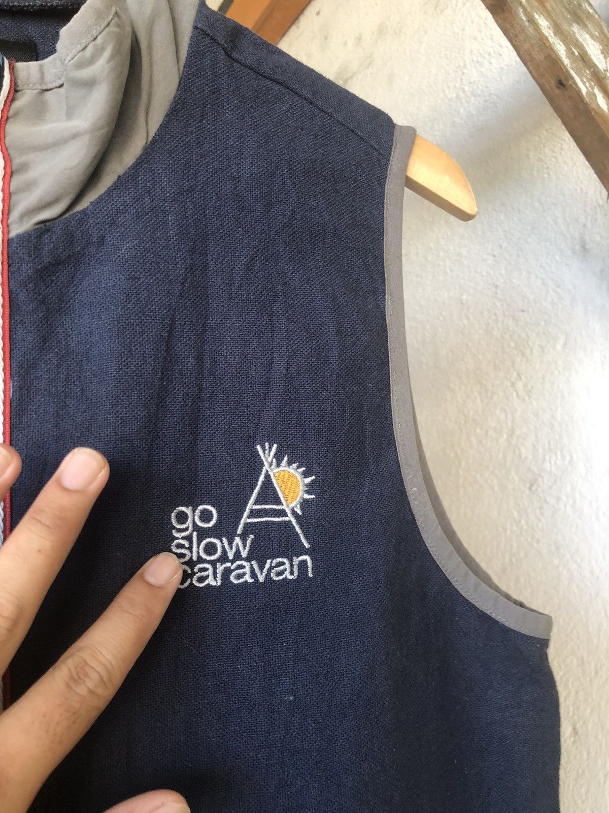 Native Vintage Go Slow Caravan Native Patchwork Pocket Vest Size US M / EU 48-50 / 2 - 7 Thumbnail