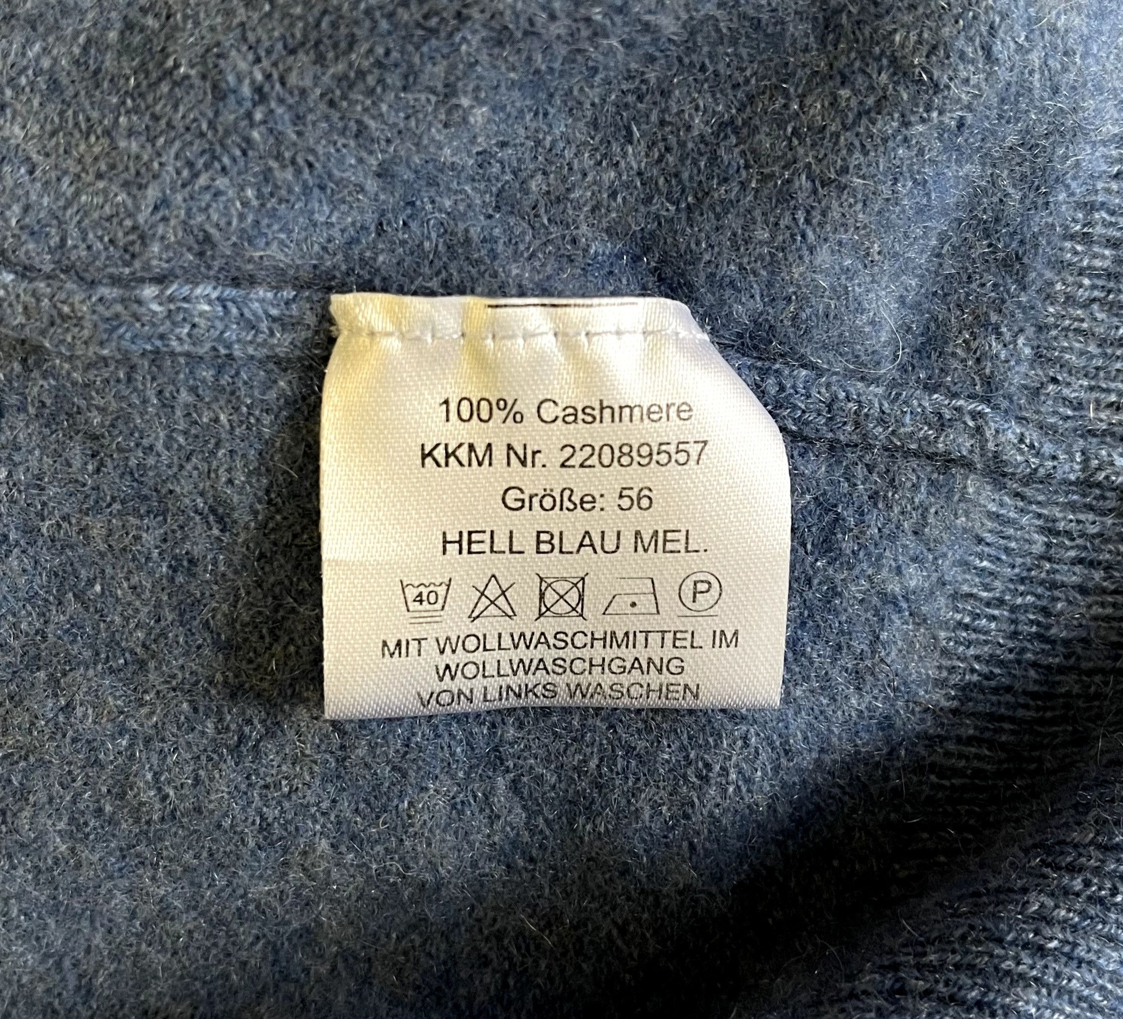 Other Yorn V-Neck Cashmere Extrafein Pullover Jumper Sweater Size US L / EU 52-54 / 3 - 8 Thumbnail