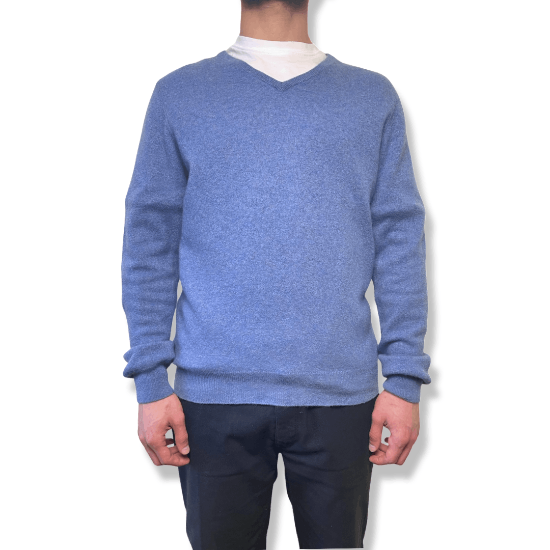 Other Yorn V-Neck Cashmere Extrafein Pullover Jumper Sweater Size US L / EU 52-54 / 3 - 3 Thumbnail