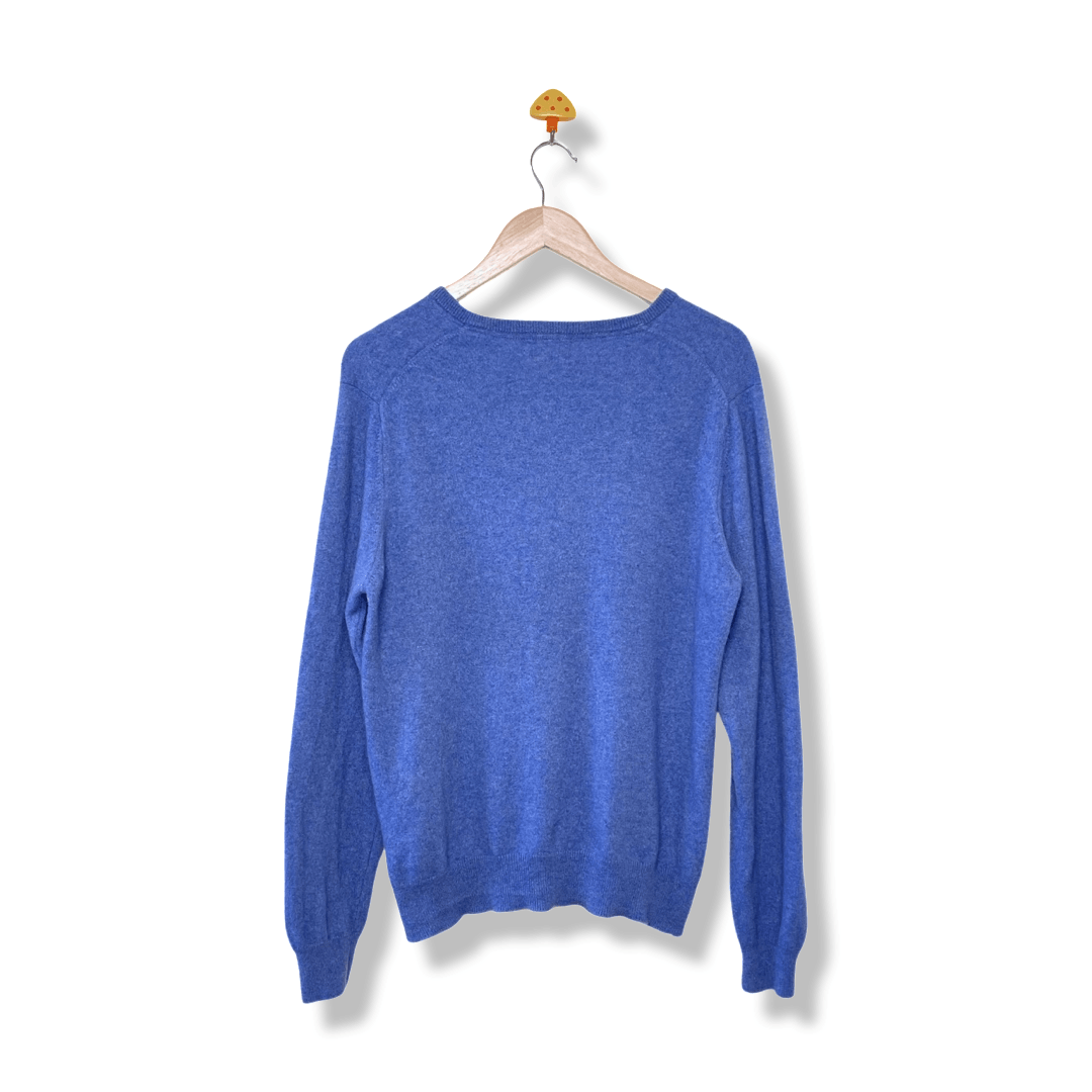 Other Yorn V-Neck Cashmere Extrafein Pullover Jumper Sweater Size US L / EU 52-54 / 3 - 2 Thumbnail