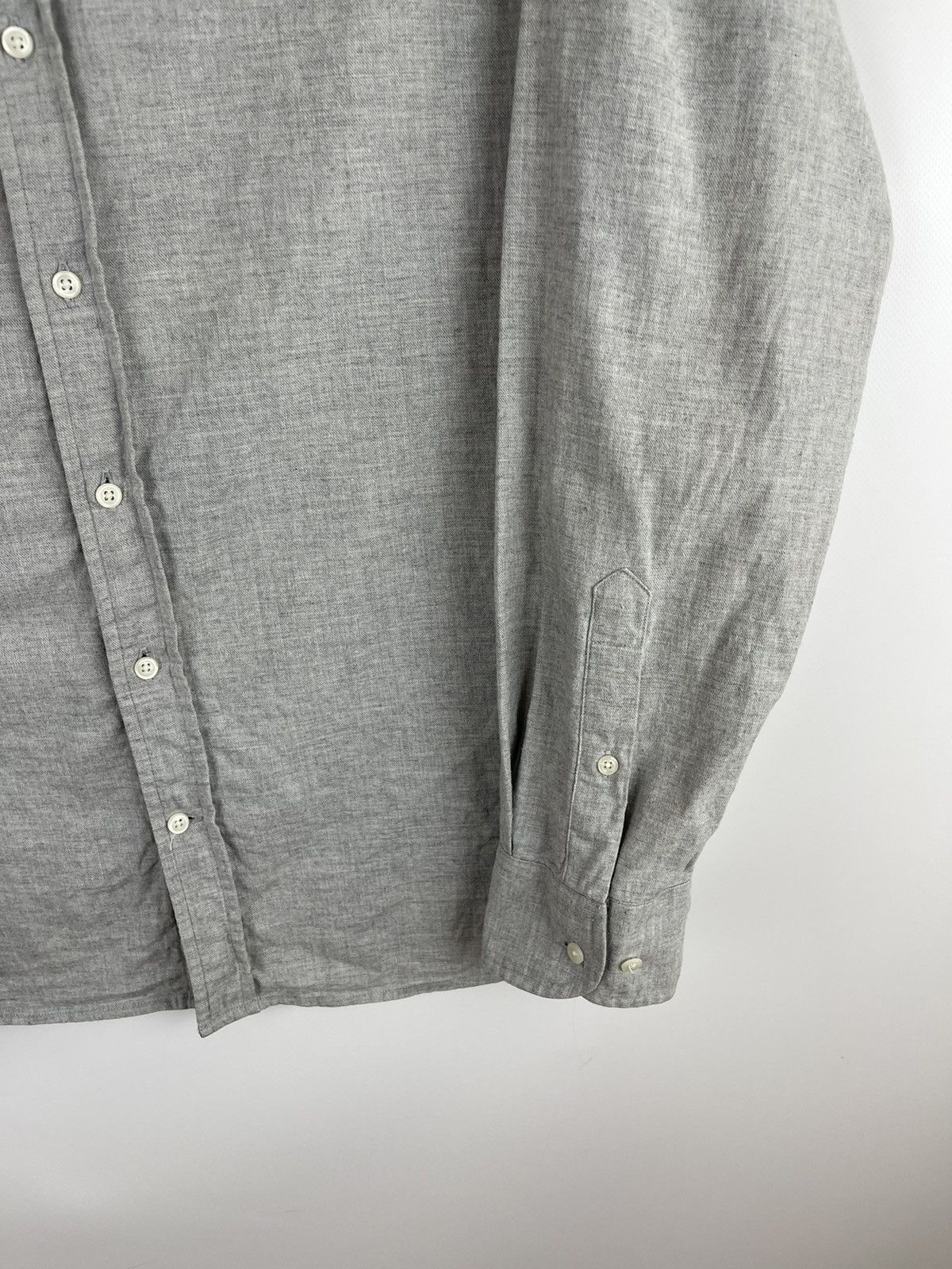 Hackett Hackett Mayfair London Plain Brushed twill grey ls shirt Size US L / EU 52-54 / 3 - 5 Thumbnail