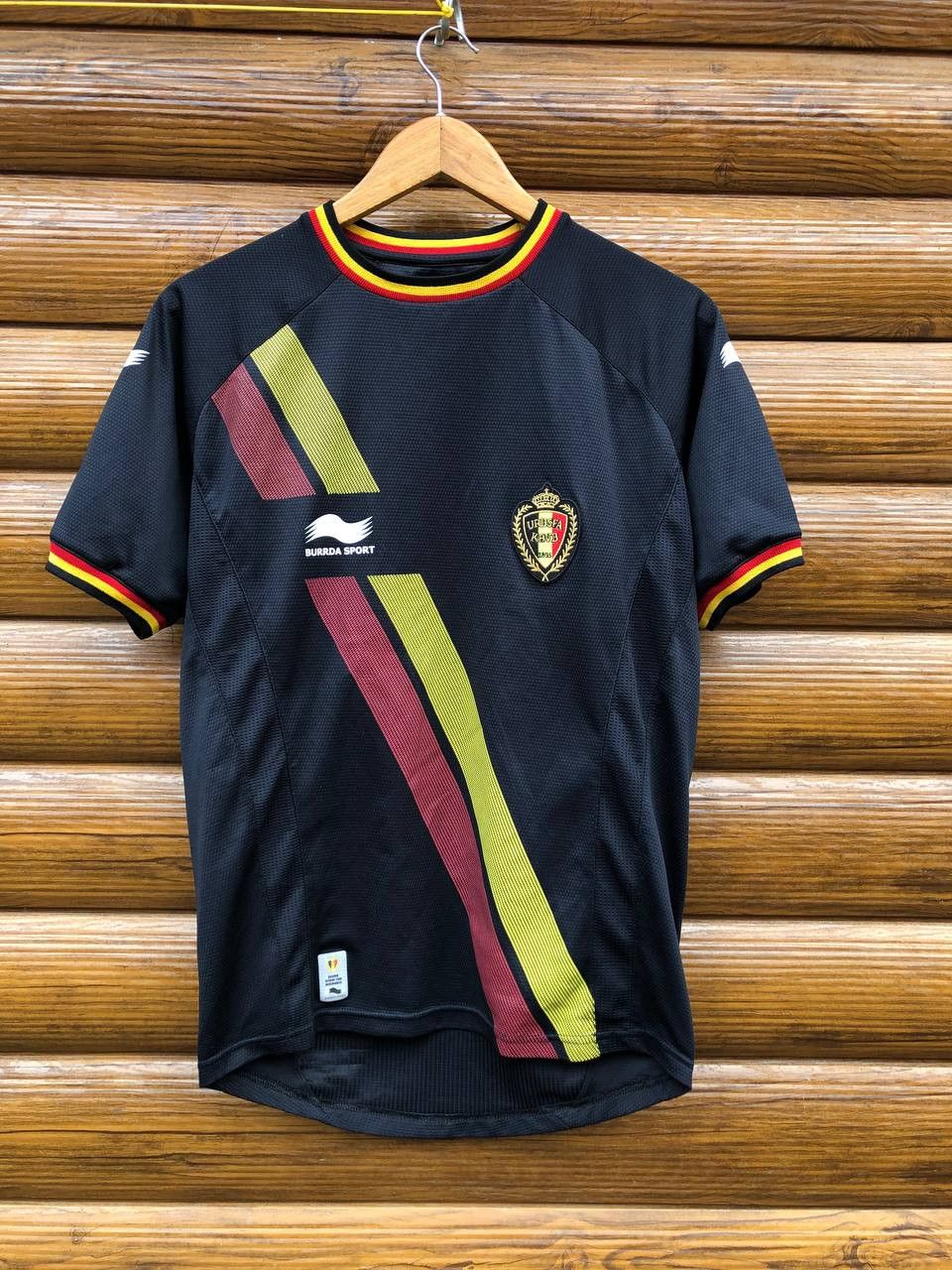 Vintage URBSFA KBVB FOOTBALL SHIRT JERSEY HOME BURDA SPORT Size US S / EU 44-46 / 1 - 1 Thumbnail