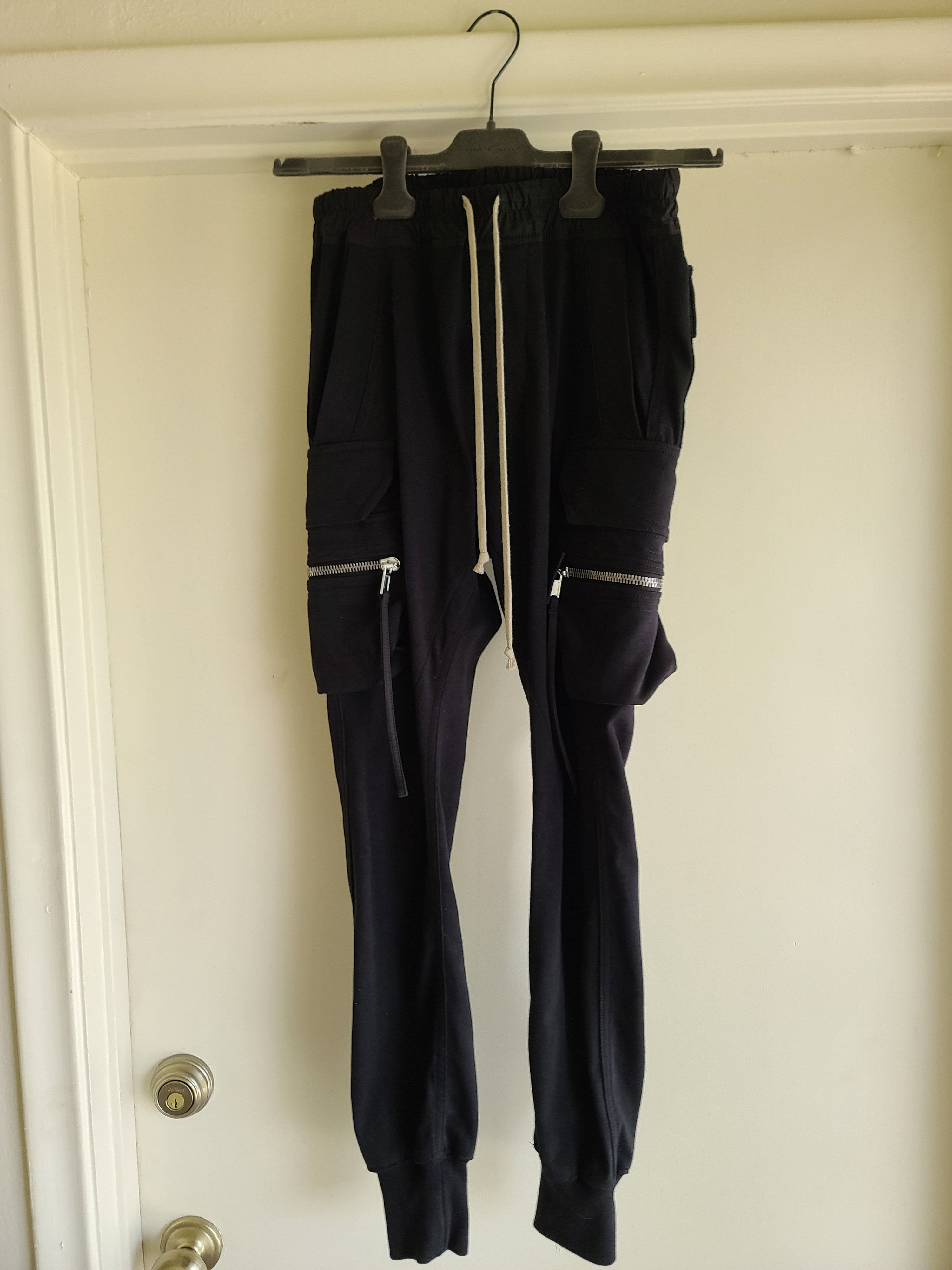 Rick Owens GLITTER FW17 CARGO JOGGERS / RU17F8390-BA | Grailed