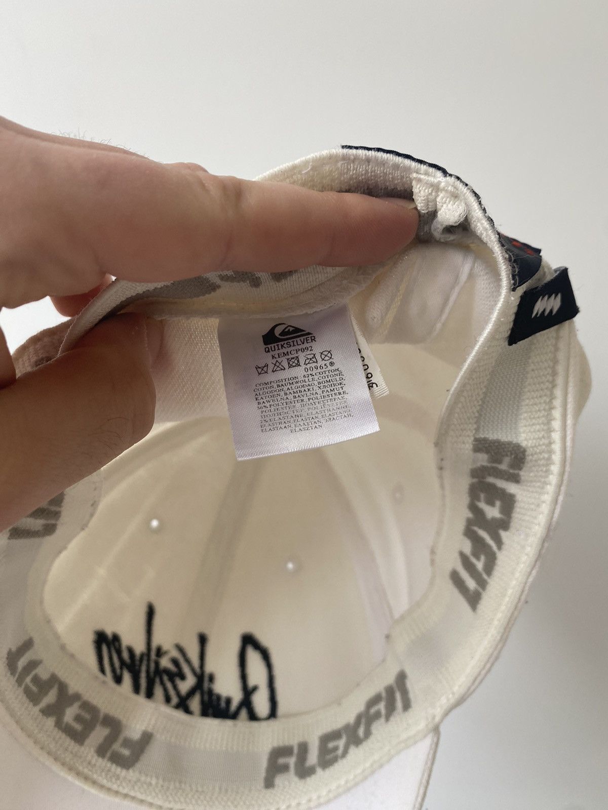Quiksilver 🇺🇸 Vintage 90s Quiksilver cap rare retro Y2K Size ONE SIZE - 7 Thumbnail