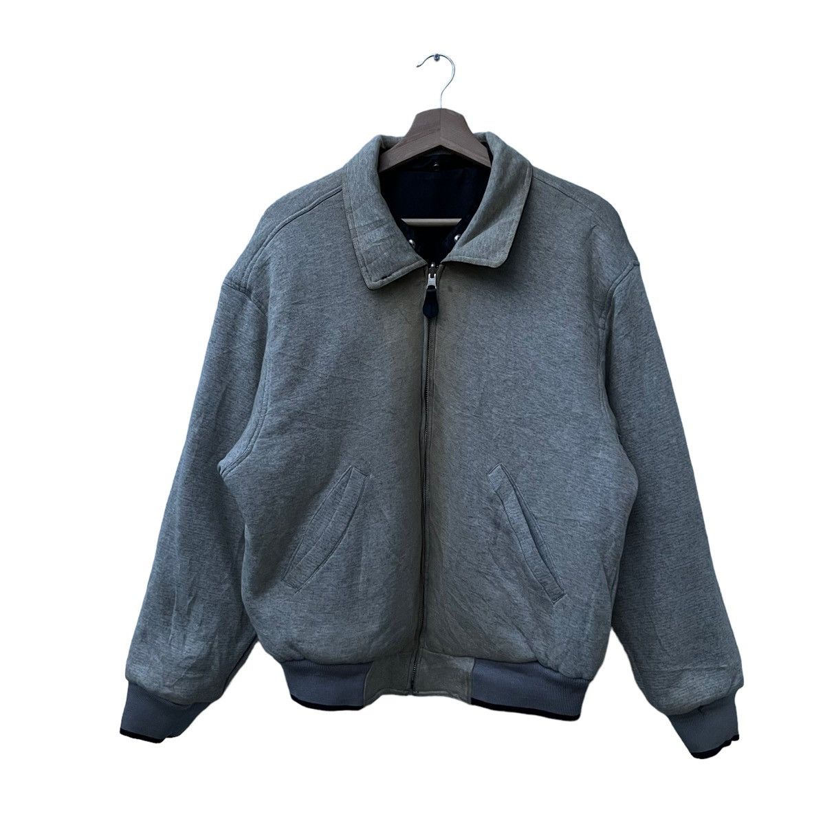 Japanese Brand VINTAGE REVERSIBLE BOMBER JACKET BIG LOGO TEAMS SPORTS Size US M / EU 48-50 / 2 - 4 Thumbnail