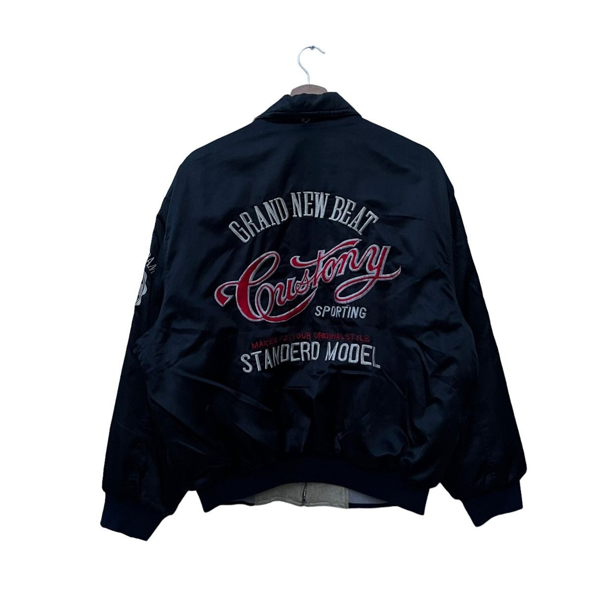 Japanese Brand VINTAGE REVERSIBLE BOMBER JACKET BIG LOGO TEAMS SPORTS Size US M / EU 48-50 / 2 - 2 Thumbnail