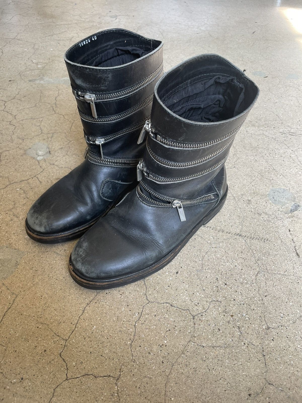 Raf Simons Raf Simons Accordion Zipper Boots Size US 8 / EU 41 - 2 Thumbnail