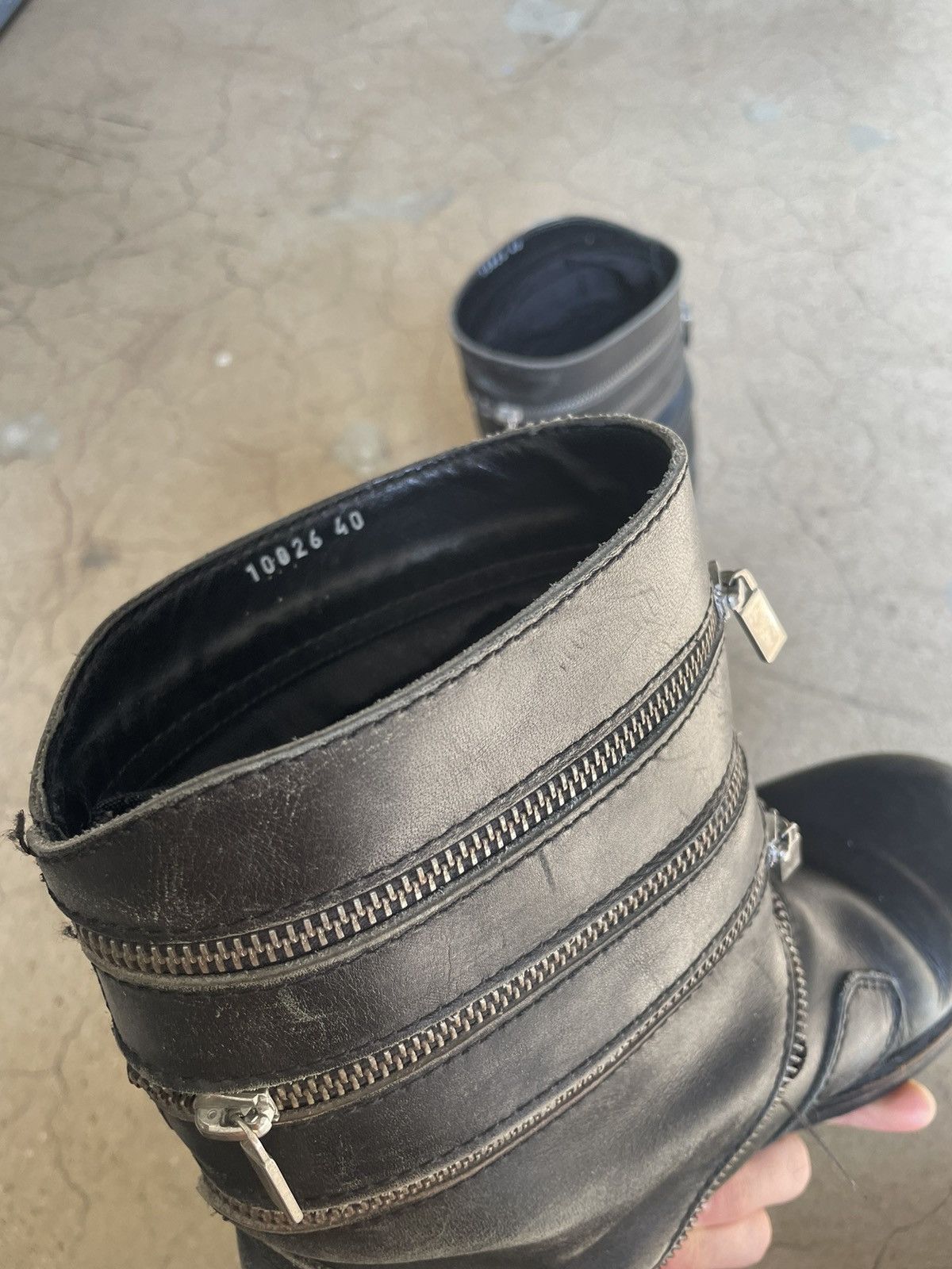 Raf Simons Raf Simons Accordion Zipper Boots Size US 8 / EU 41 - 4 Thumbnail