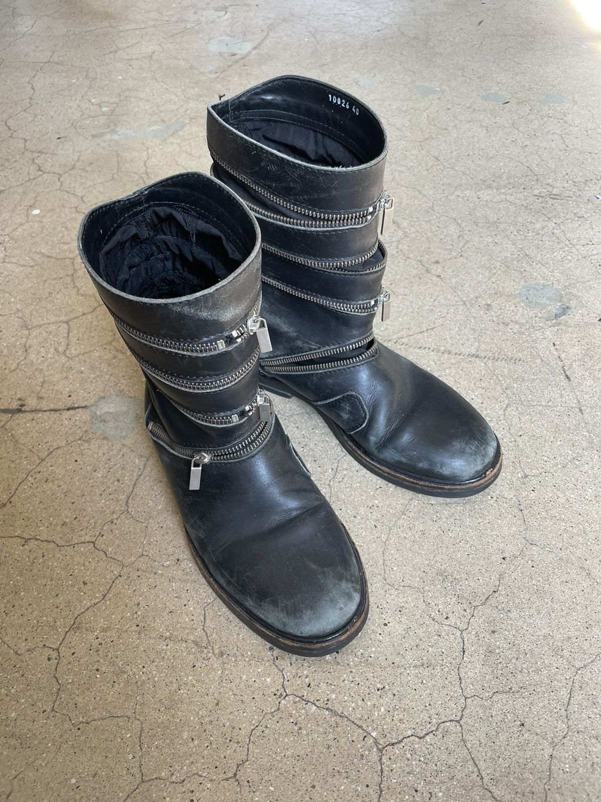 Raf Simons Raf Simons Accordion Zipper Boots Size US 8 / EU 41 - 12 Thumbnail