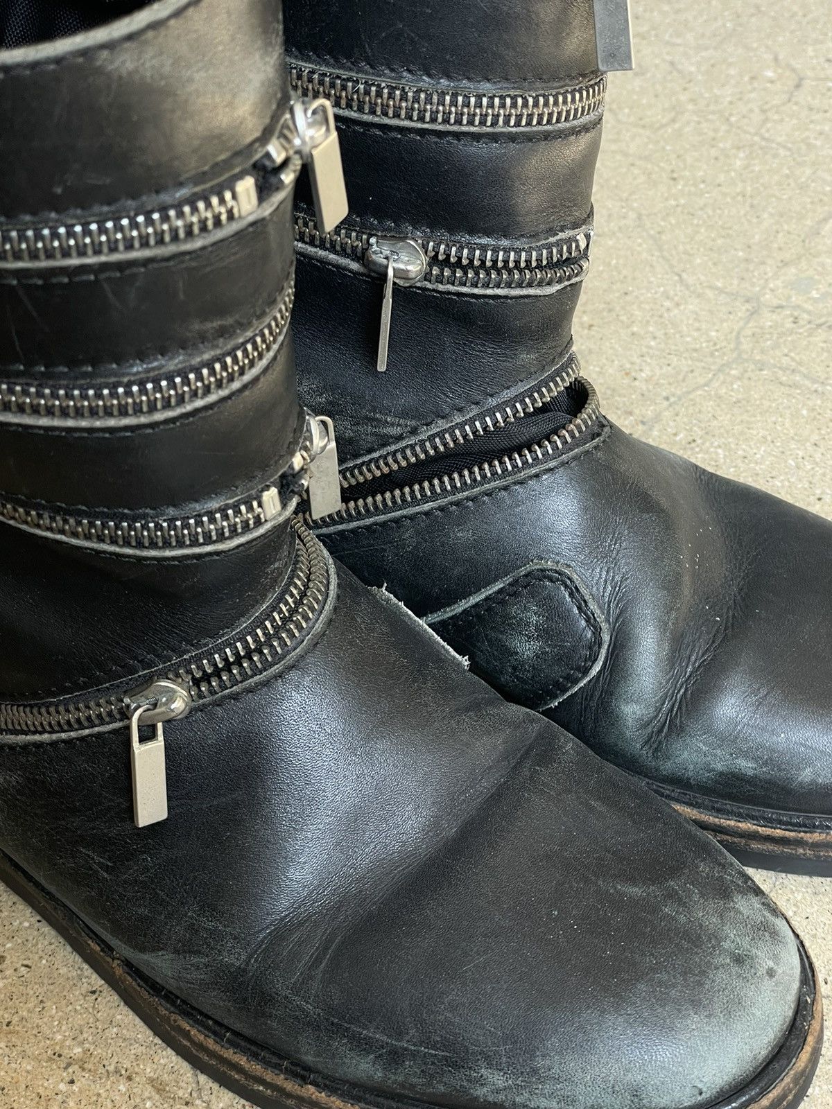 Raf Simons Raf Simons Accordion Zipper Boots Size US 8 / EU 41 - 6 Thumbnail