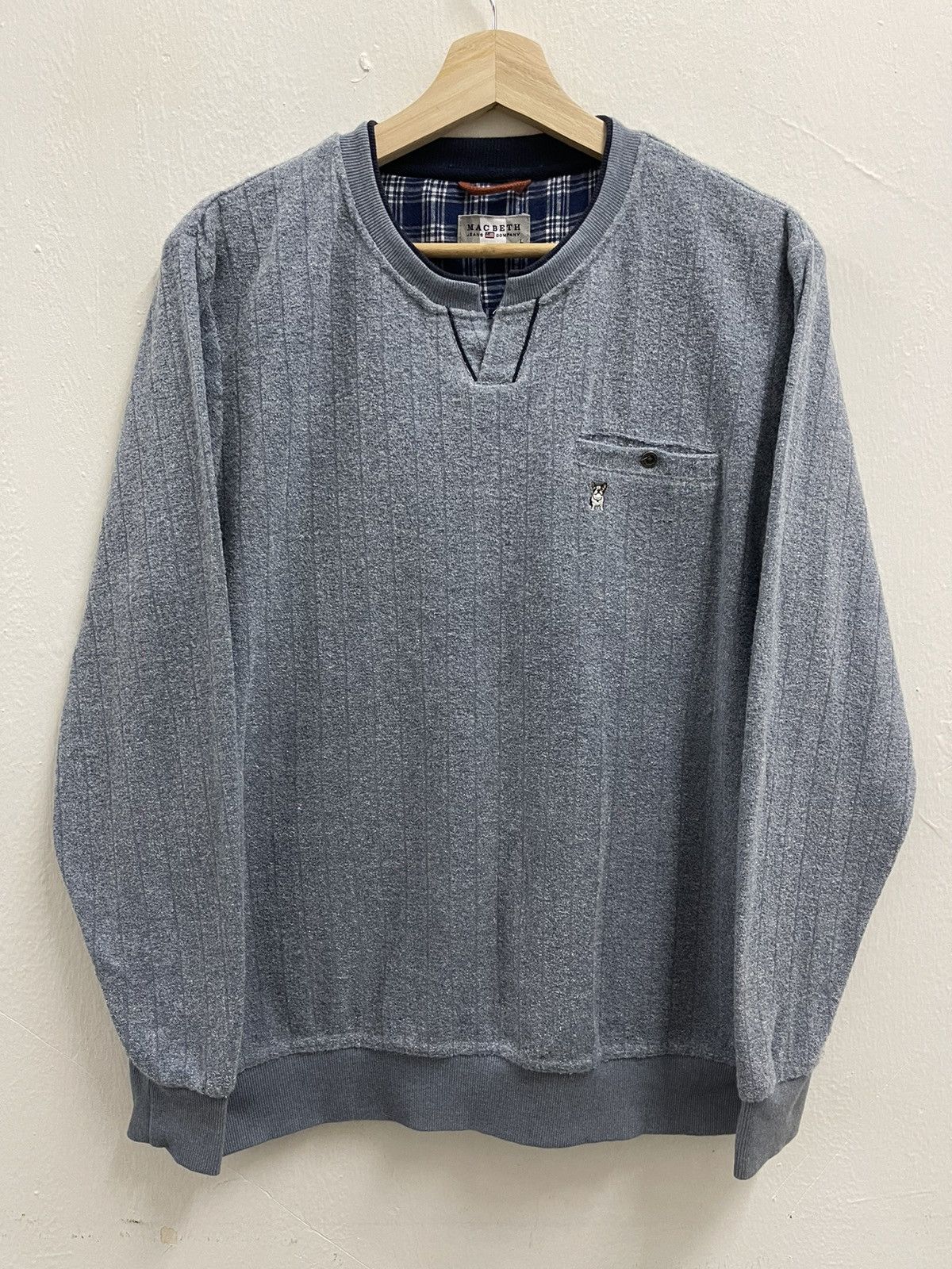 Macbeth × Vintage Macbeth Sweatshirts Embroidery Dog Logo Size US L / EU 52-54 / 3 - 1 Thumbnail
