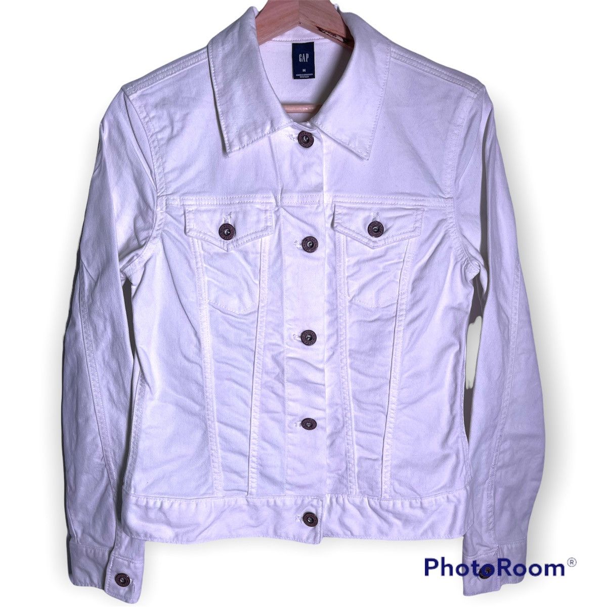Gap Gap Women Denim Jacket Full Button Size US M / EU 48-50 / 2 - 1 Thumbnail