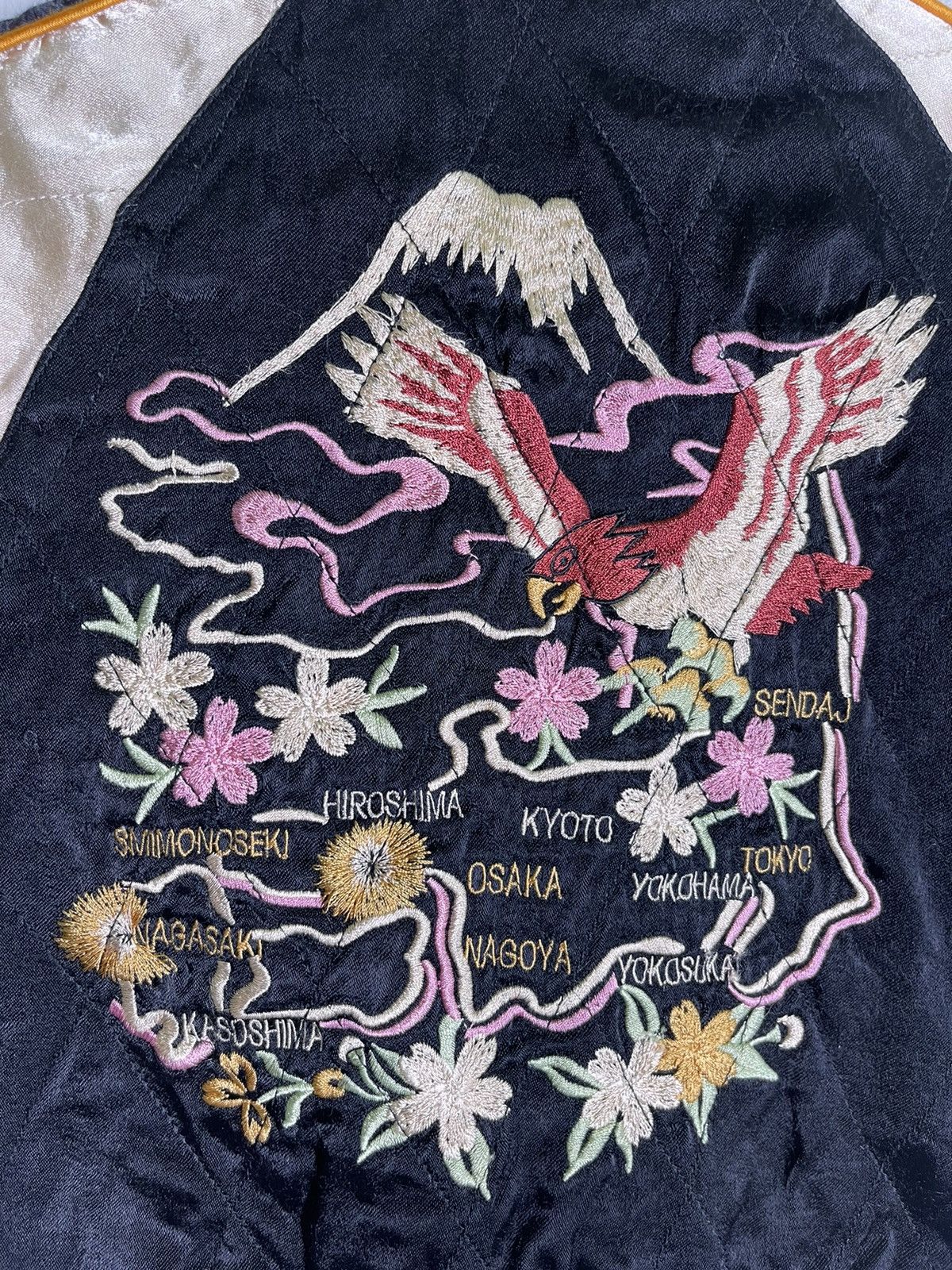 Japanese Brand Vintage Sukajan Kids embroidery bomber jacket Size US XXS / EU 40 - 6 Thumbnail