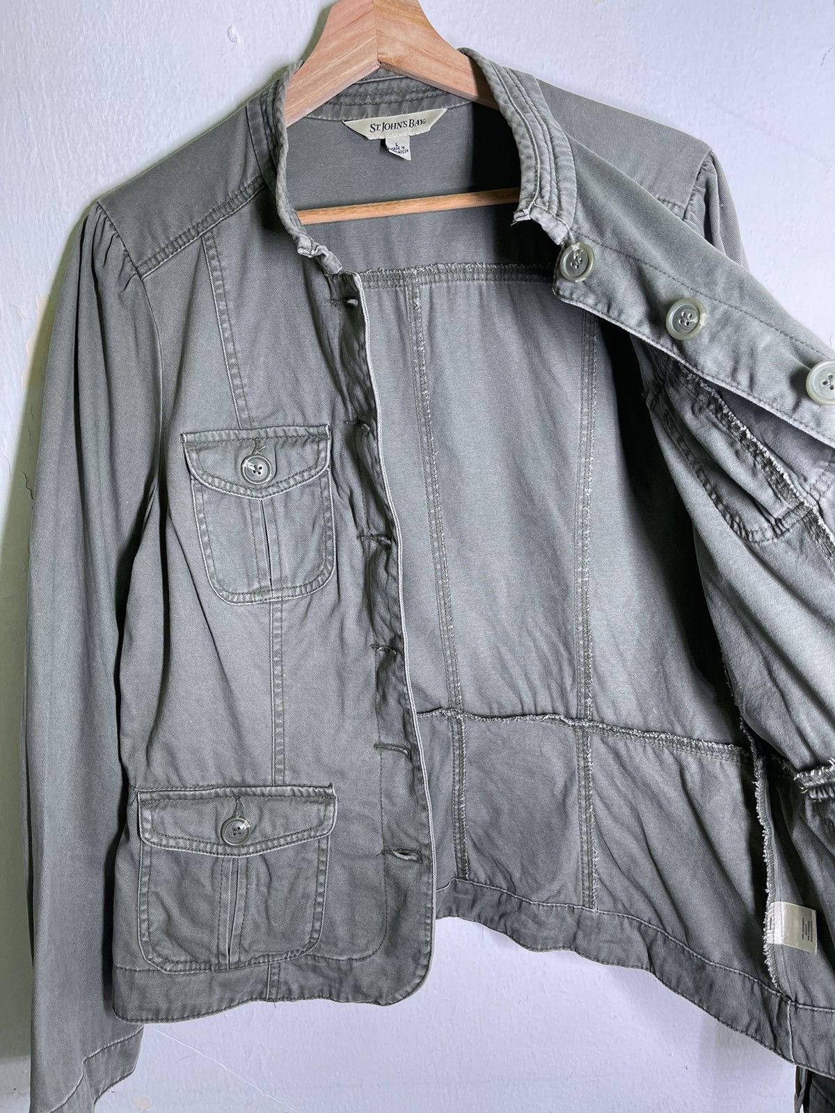 St. Johns Bay St John’s Bay military multi pocket jacket Size US L / EU 52-54 / 3 - 5 Thumbnail
