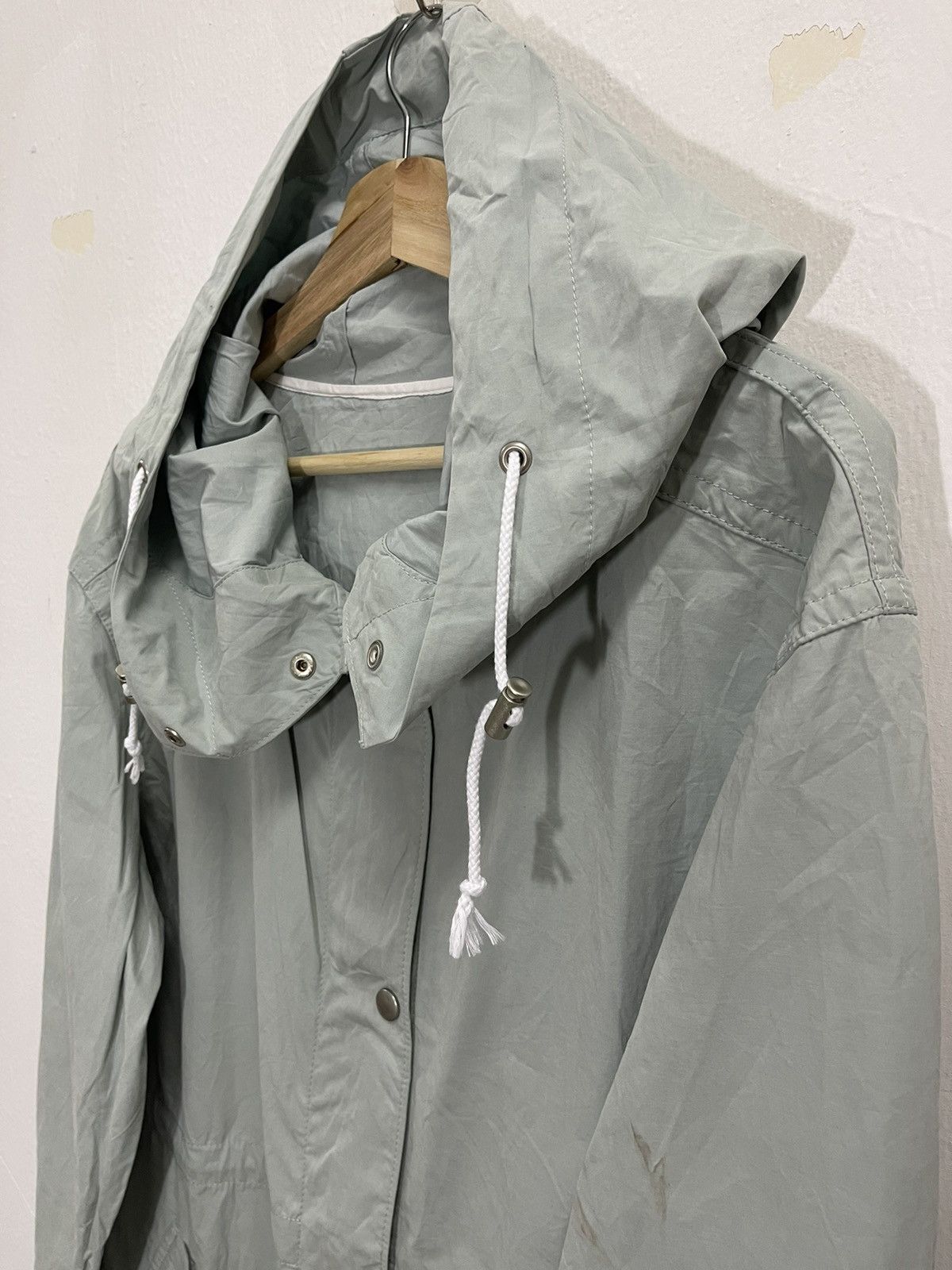 Japanese Brand × Vintage Belle maison DAYS zipped/button hoodie long jacket Size US L / EU 52-54 / 3 - 4 Thumbnail