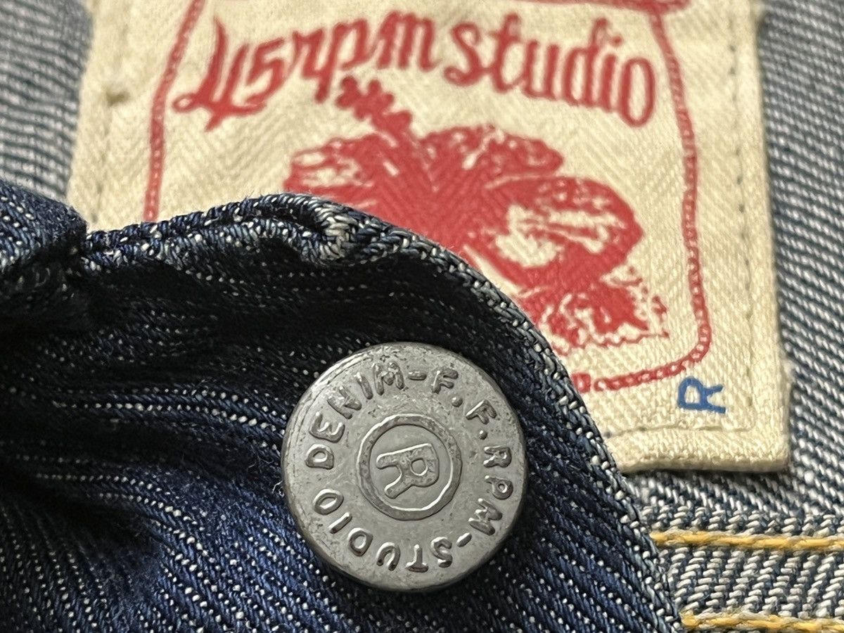 45rpm Thrashed 45RPM Studio Denim Jacket Japan Size US M / EU 48-50 / 2 - 12 Thumbnail