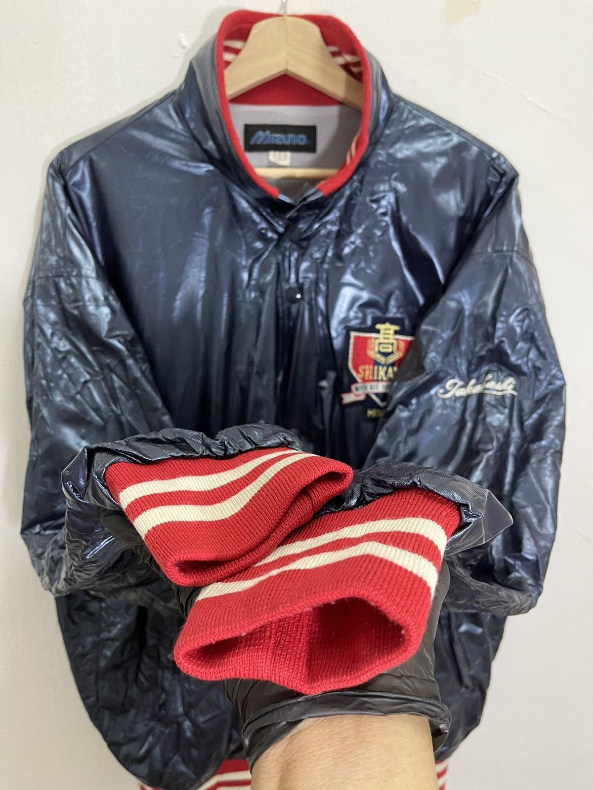 Mizuno mizuno takahashi baseball varsity jacket Size US L / EU 52-54 / 3 - 5 Thumbnail