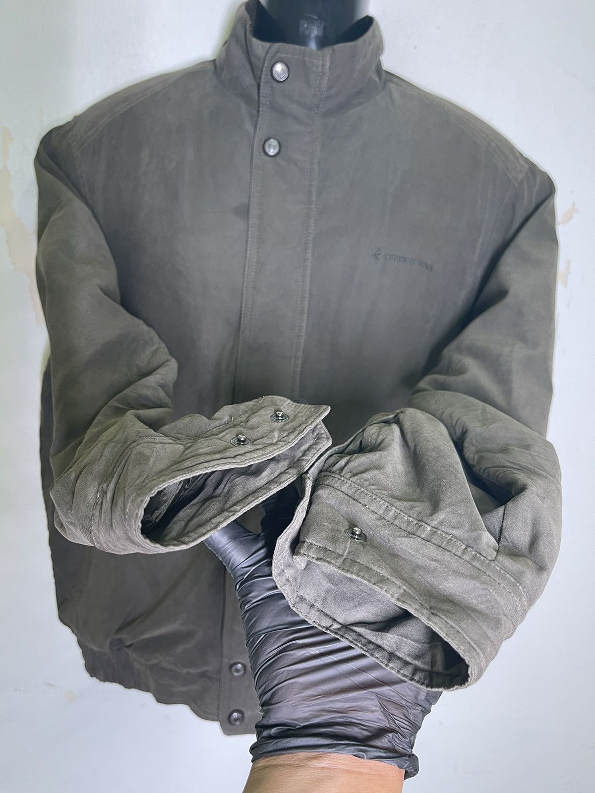 Japanese Brand Current Stage Fleece Inside Bomber Jacket Size US L / EU 52-54 / 3 - 4 Thumbnail