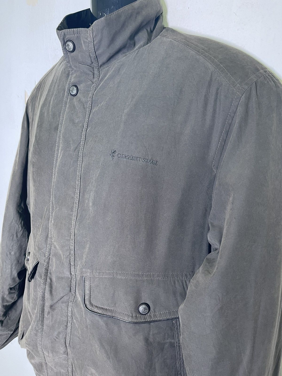 Japanese Brand Current Stage Fleece Inside Bomber Jacket Size US L / EU 52-54 / 3 - 2 Thumbnail