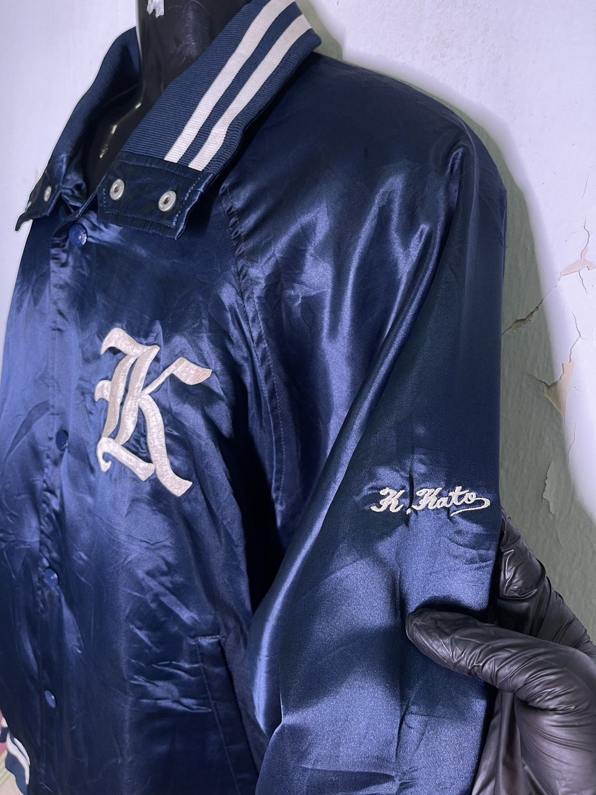 Japanese Brand ZETT Baseball K. Kato Bomber JAcket Size US M / EU 48-50 / 2 - 3 Thumbnail