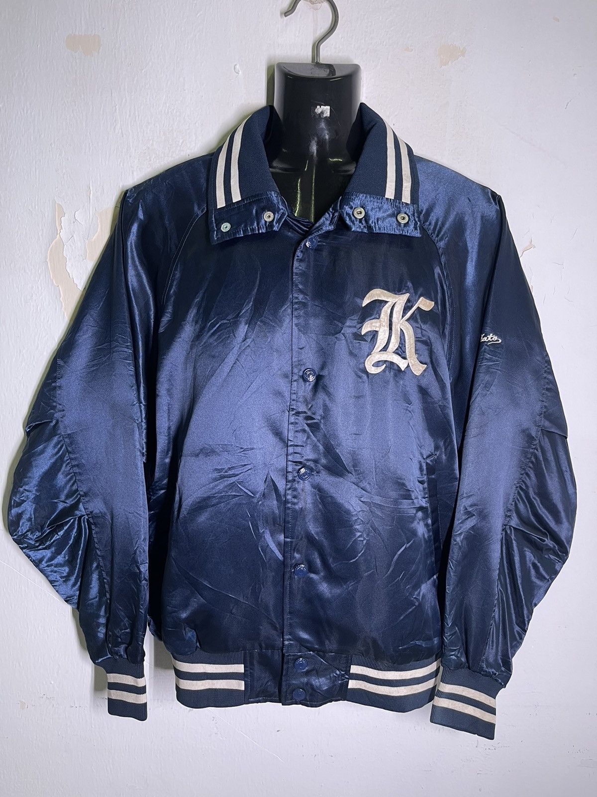 Japanese Brand ZETT Baseball K. Kato Bomber JAcket Size US M / EU 48-50 / 2 - 1 Thumbnail