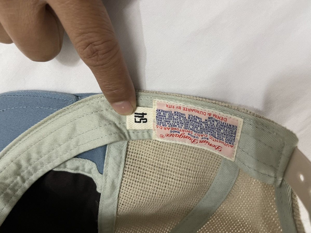 Vintage Denim Dungaree Peaked Cap Size 26 - 7 Thumbnail