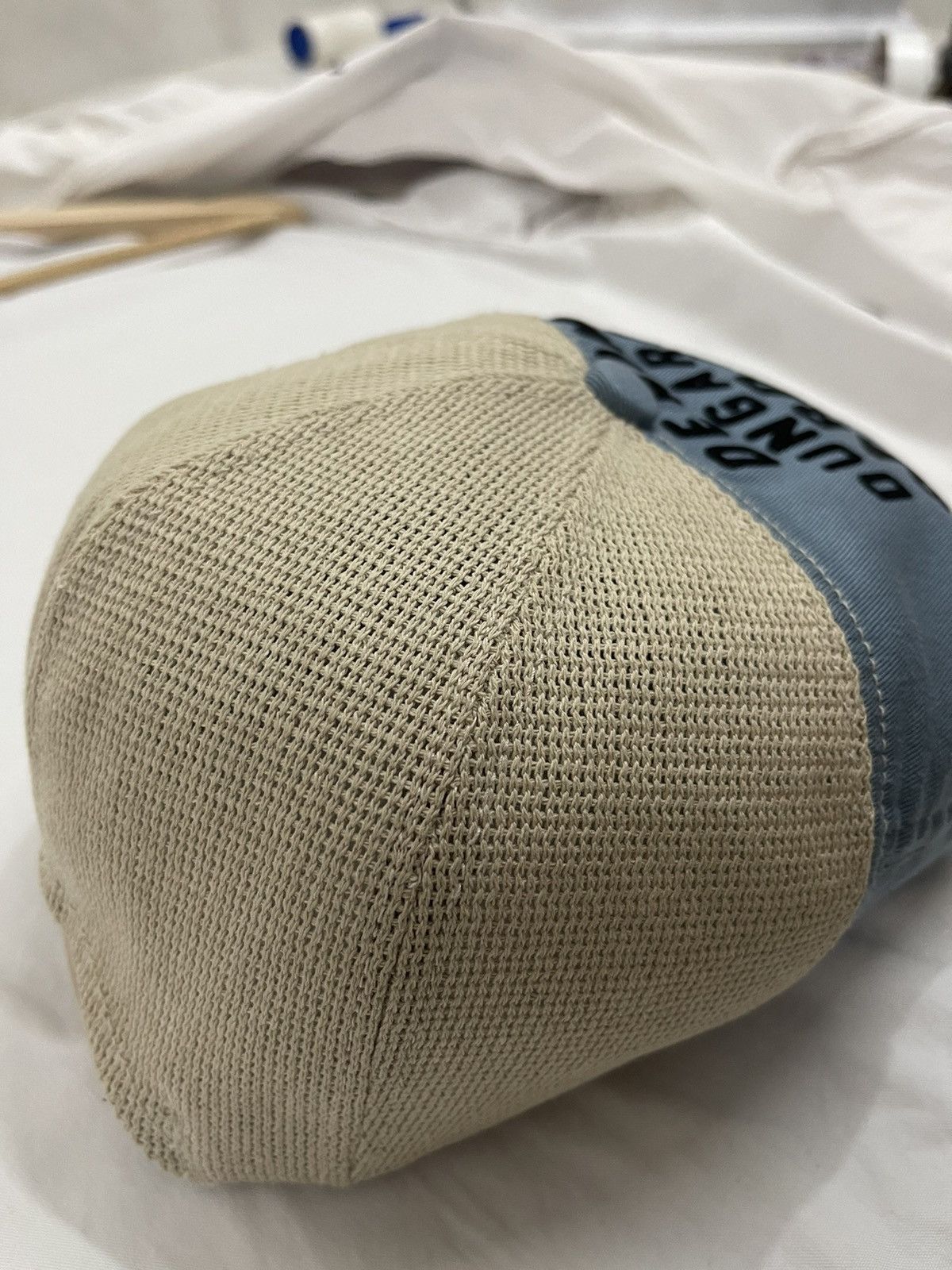 Vintage Denim Dungaree Peaked Cap Size 26 - 4 Thumbnail