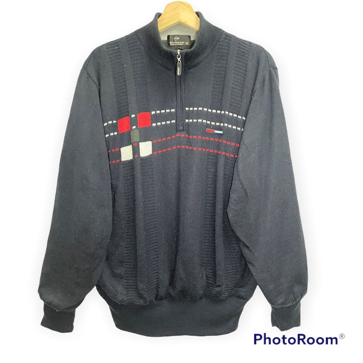 Dunlop × Vintage Vintage sweatshirt Dunlop Motorsport Racing team Size US M / EU 48-50 / 2 - 1 Thumbnail