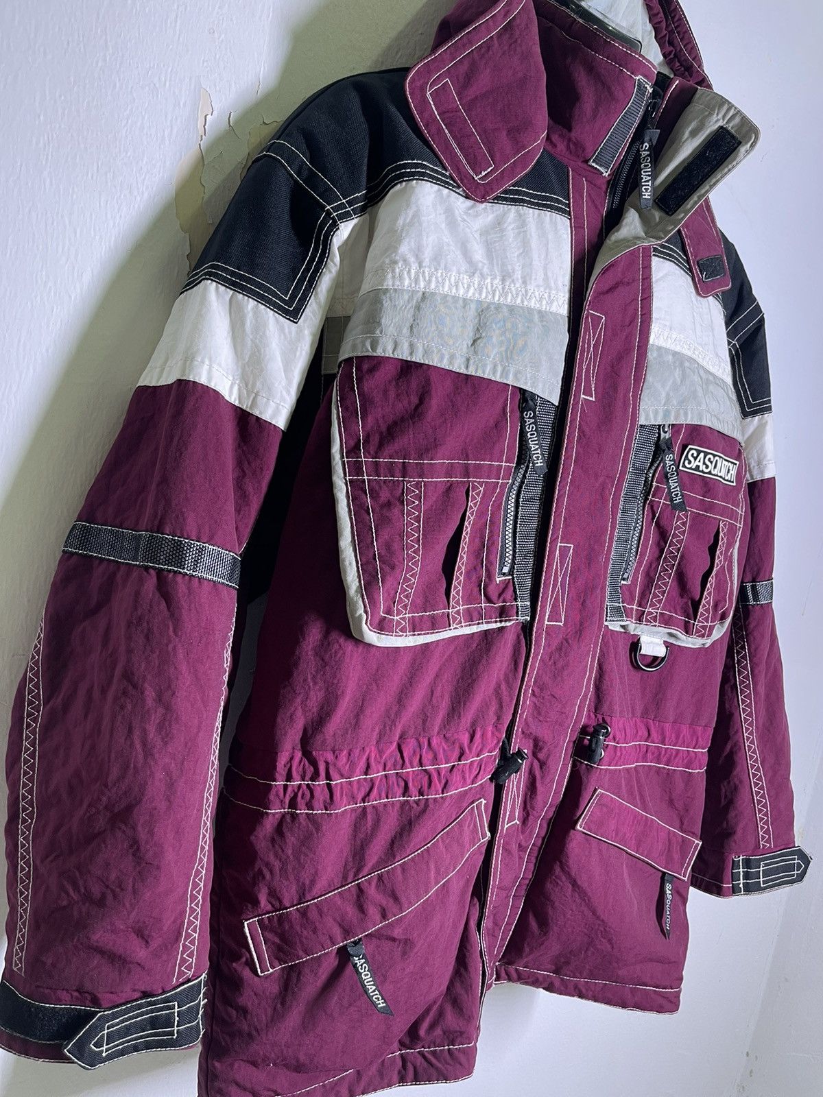 Japanese Brand × Sasquatchfabrix Sasquatch Multi Pocket jacket hoodie Size US XL / EU 56 / 4 - 3 Thumbnail