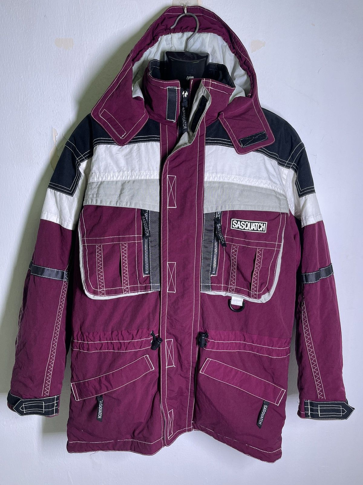 Japanese Brand × Sasquatchfabrix Sasquatch Multi Pocket jacket hoodie Size US XL / EU 56 / 4 - 1 Thumbnail