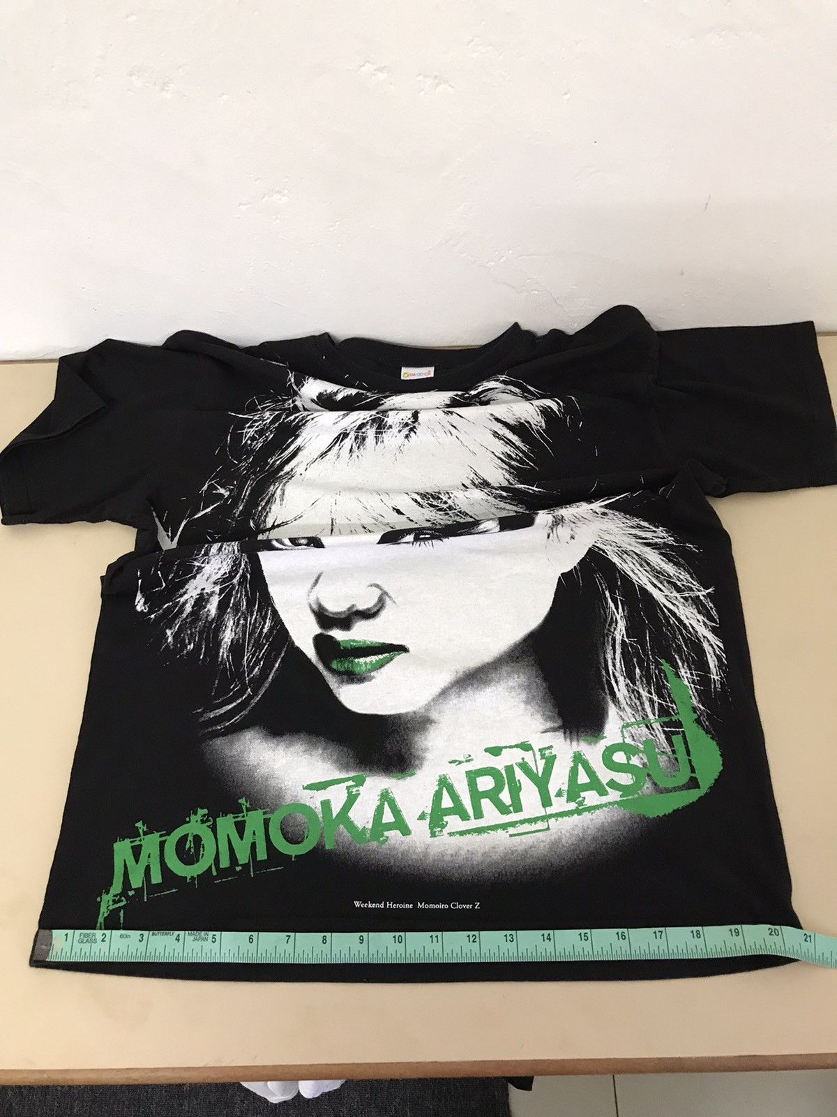 Band Tees Momoka Ariyasu J-pop Band Tshirt Big Print Size US L / EU 52-54 / 3 - 9 Thumbnail