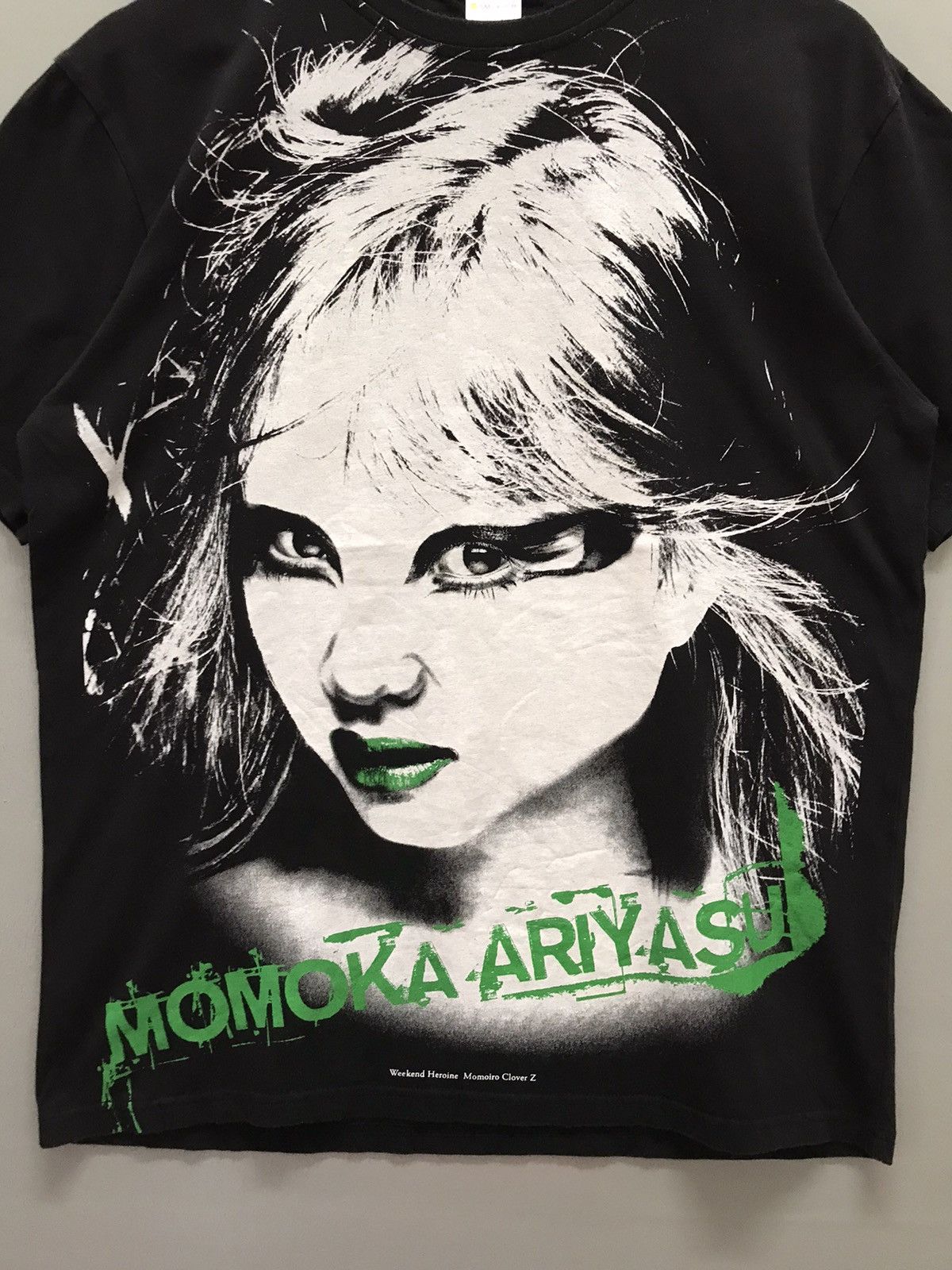 Band Tees Momoka Ariyasu J-pop Band Tshirt Big Print Size US L / EU 52-54 / 3 - 2 Thumbnail