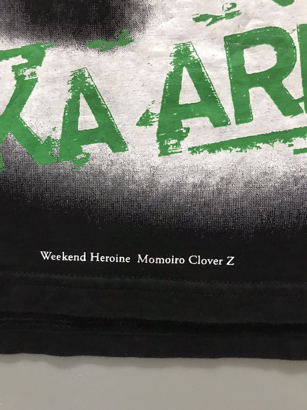 Band Tees Momoka Ariyasu J-pop Band Tshirt Big Print Size US L / EU 52-54 / 3 - 5 Thumbnail