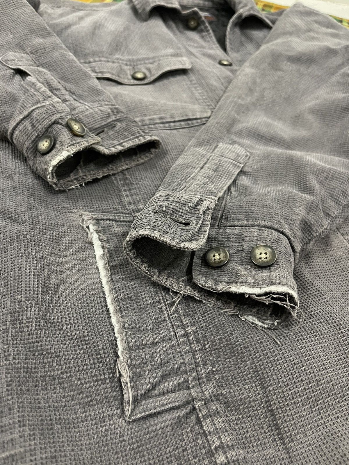 Vintage Forestmesse Jeans distressed,Torn Size US L / EU 52-54 / 3 - 3 Thumbnail