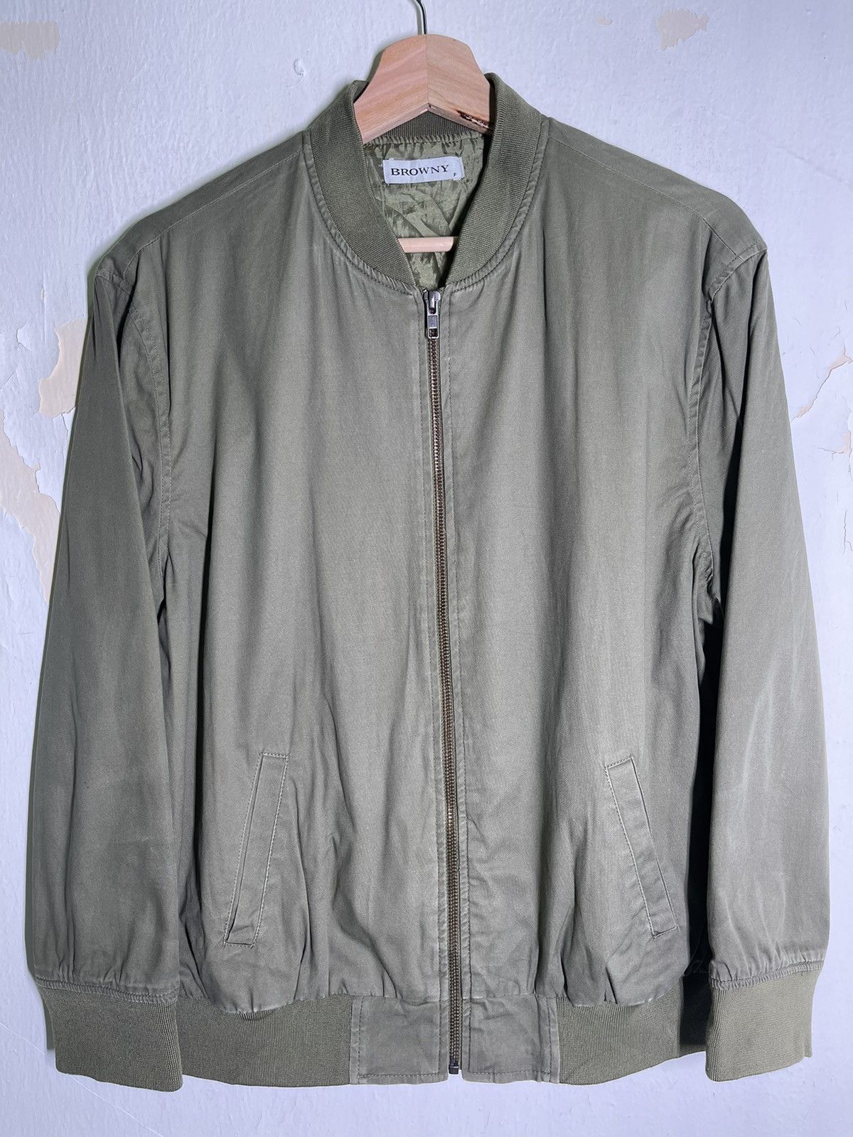 Japanese Brand 🇯🇵 Vintage Japan Browny Bomber Jacket Size US M / EU 48-50 / 2 - 2 Thumbnail