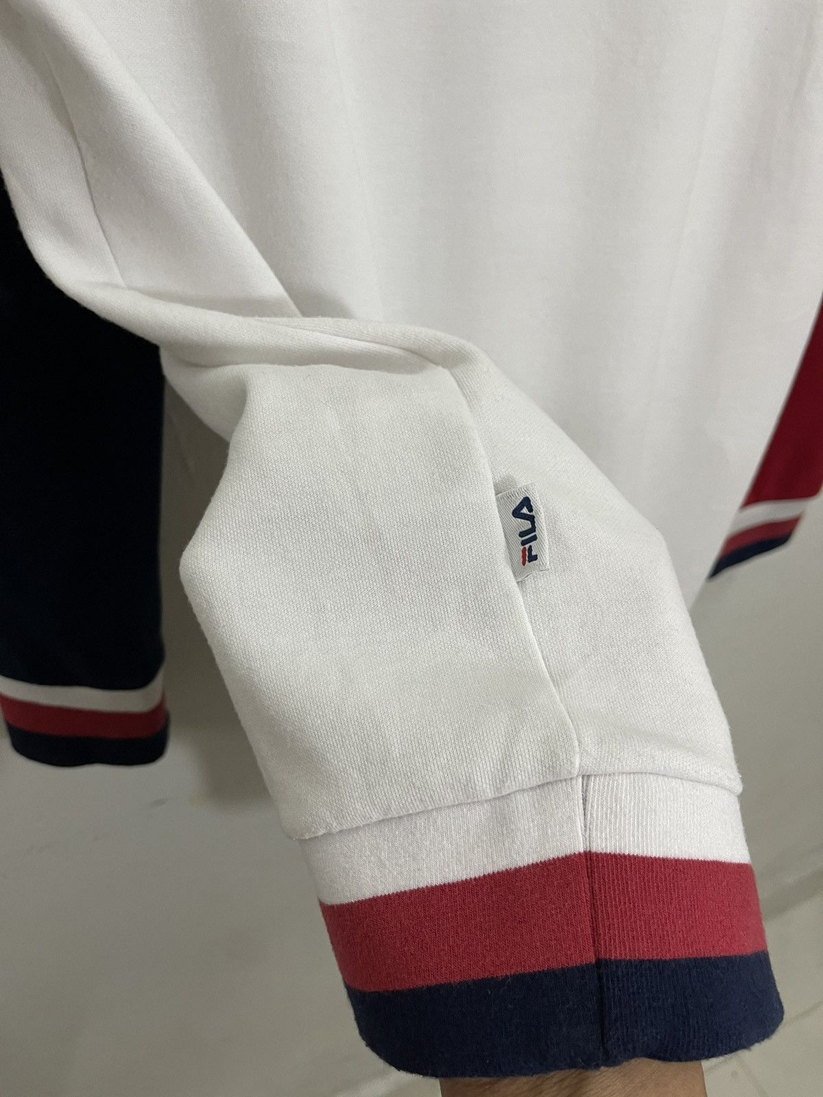 Fila Fila big logo sweatshirt vintage Size US L / EU 52-54 / 3 - 6 Thumbnail