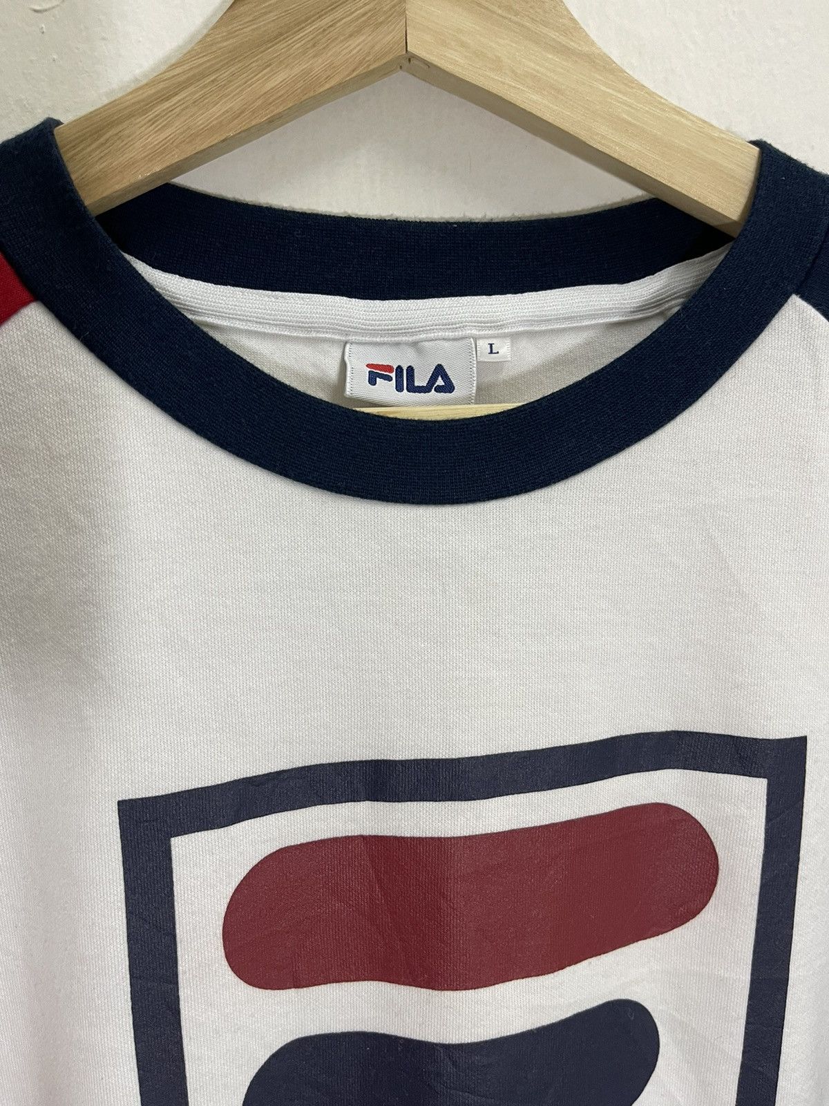 Fila Fila big logo sweatshirt vintage Size US L / EU 52-54 / 3 - 4 Thumbnail