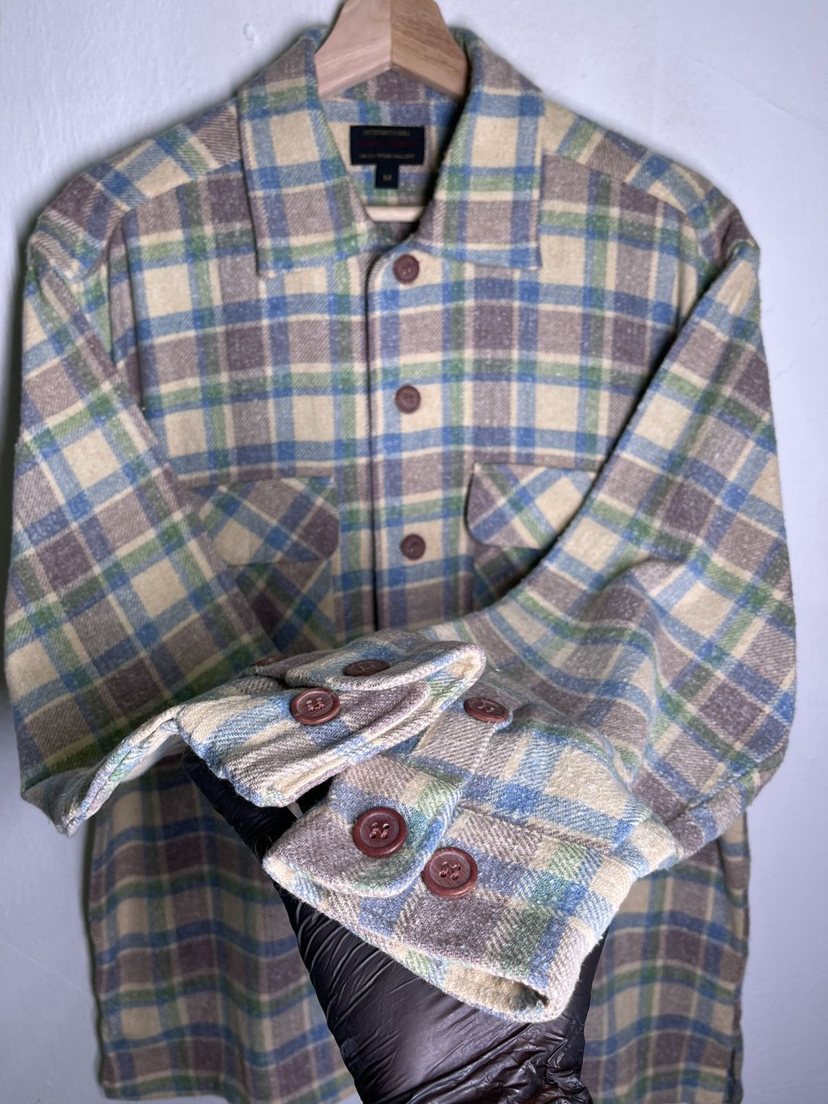 Flannel × Japanese Brand × Vintage International Trade Market shirt button up Size US M / EU 48-50 / 2 - 4 Thumbnail