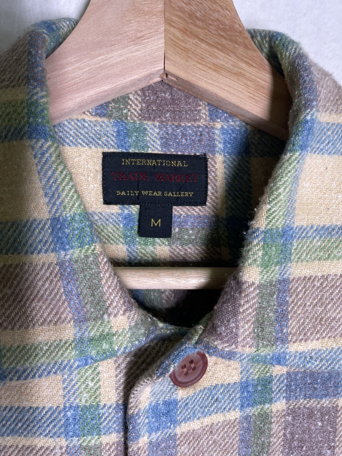 Flannel × Japanese Brand × Vintage International Trade Market shirt button up Size US M / EU 48-50 / 2 - 3 Thumbnail