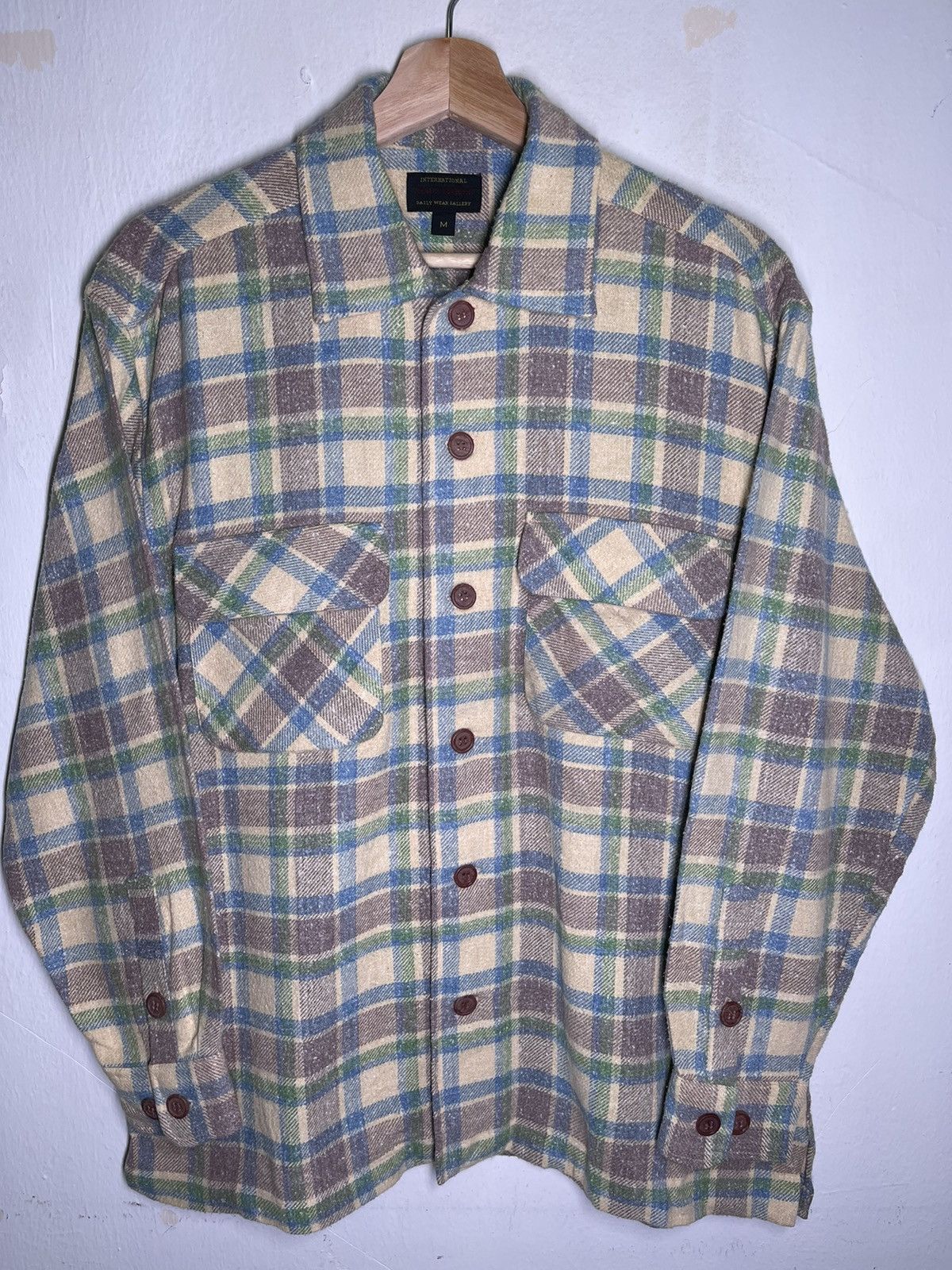 Flannel × Japanese Brand × Vintage International Trade Market shirt button up Size US M / EU 48-50 / 2 - 1 Thumbnail