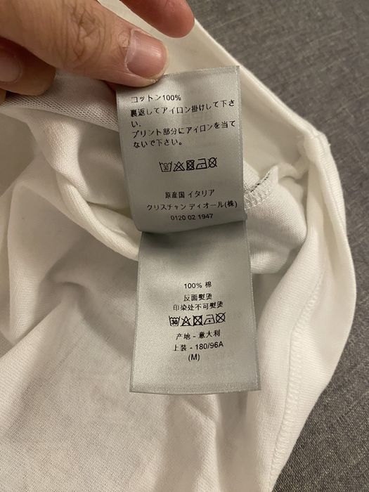 Dior Dior x Shawn Stussy asymmetrical print t shirt M | Grailed