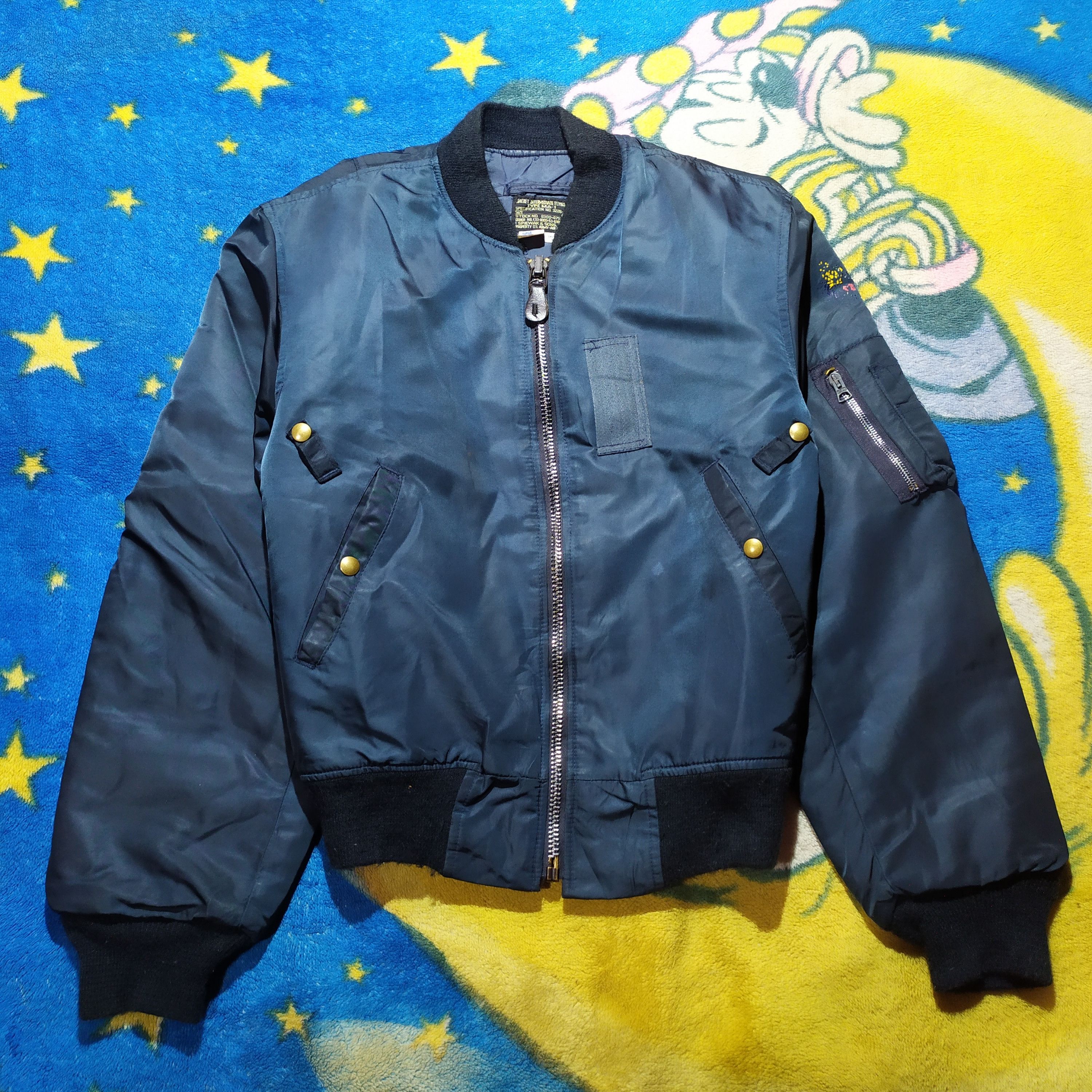 70s〜80s flight ma-1 USAF jacket USA製