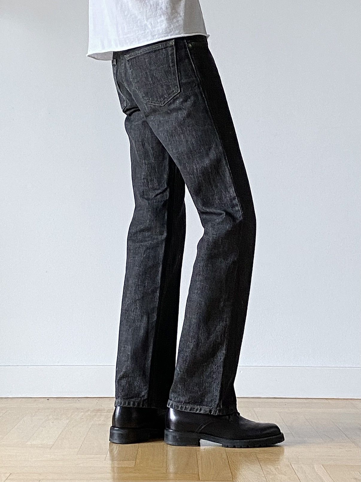 00s helmut lang wide denim pants archive
