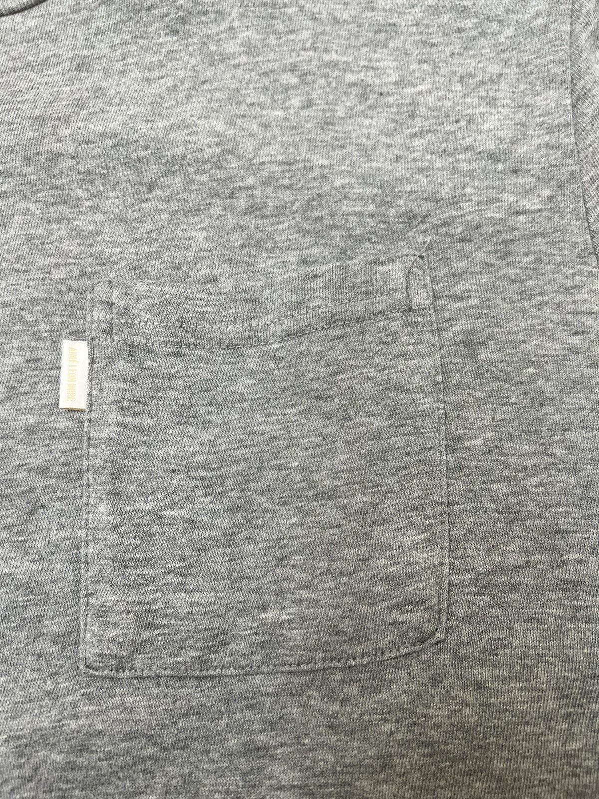 Aime Leon Dore Aime Leon Dore Grey Pocket Tee Size US M / EU 48-50 / 2 - 2 Thumbnail
