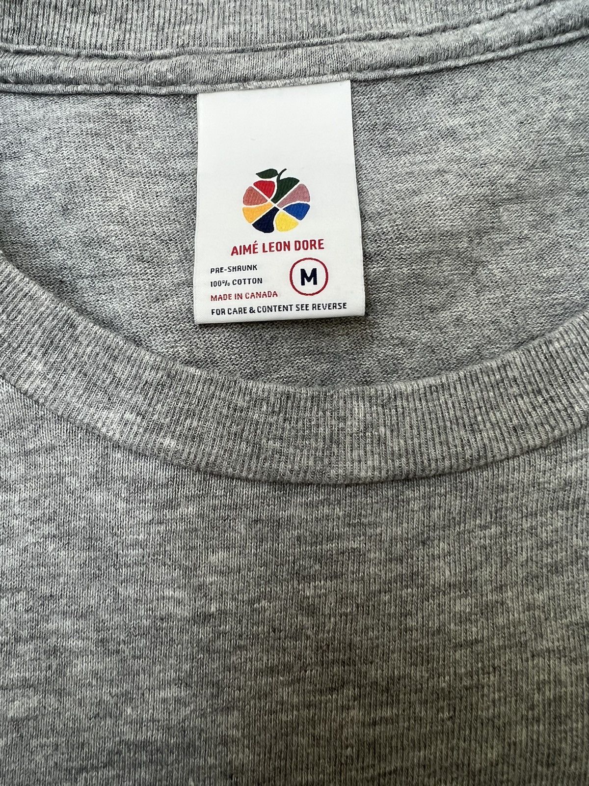 Aime Leon Dore Aime Leon Dore Grey Pocket Tee Size US M / EU 48-50 / 2 - 3 Thumbnail